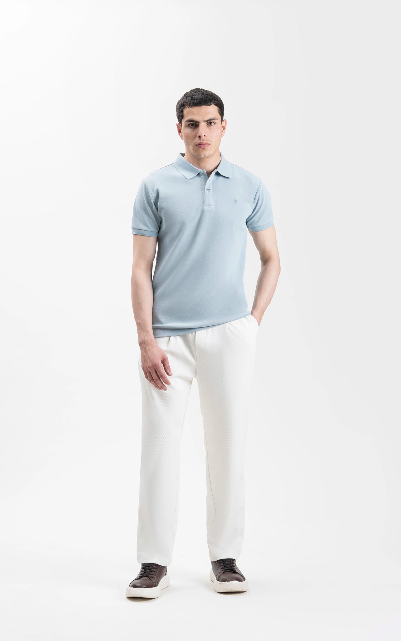 SMART FIT CLASSIC POLO SHIRT ICE BLUE