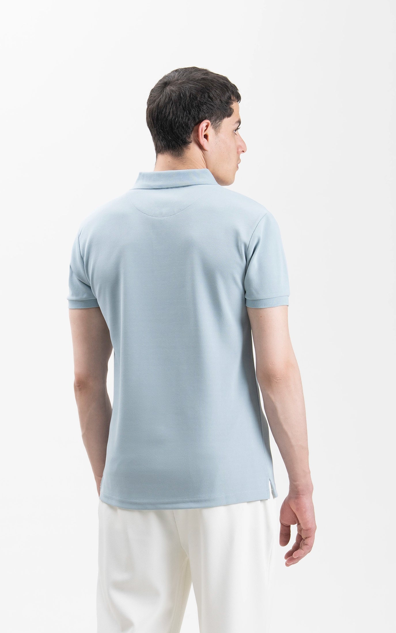 SMART FIT CLASSIC POLO SHIRT ICE BLUE