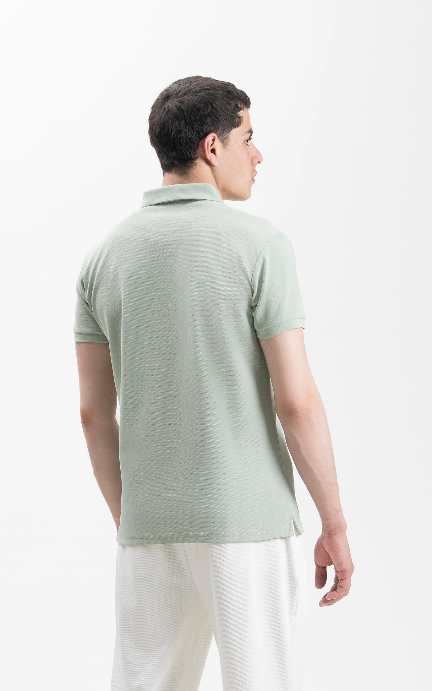 SMART FIT CLASSIC POLO SHIRT AQUA GREEN