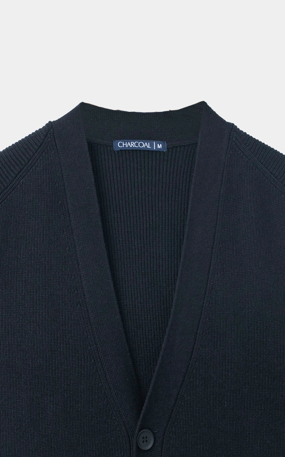 Sleeveless Cardigan Sweater Black