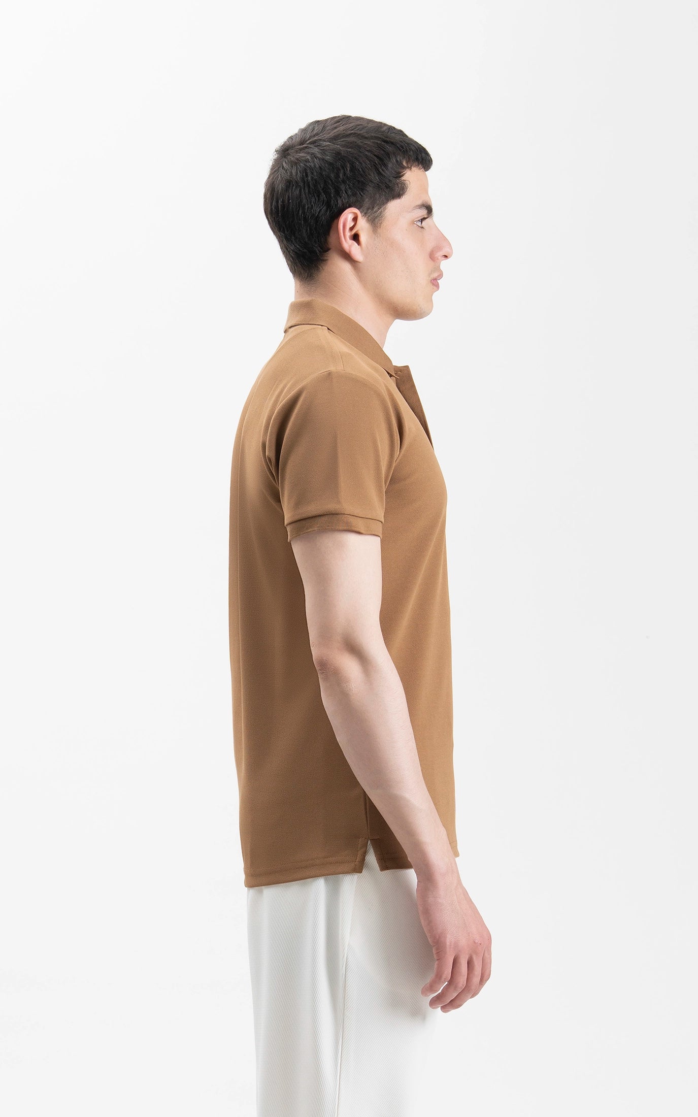 SMART FIT CLASSIC POLO SHIRT DARK KHAKI