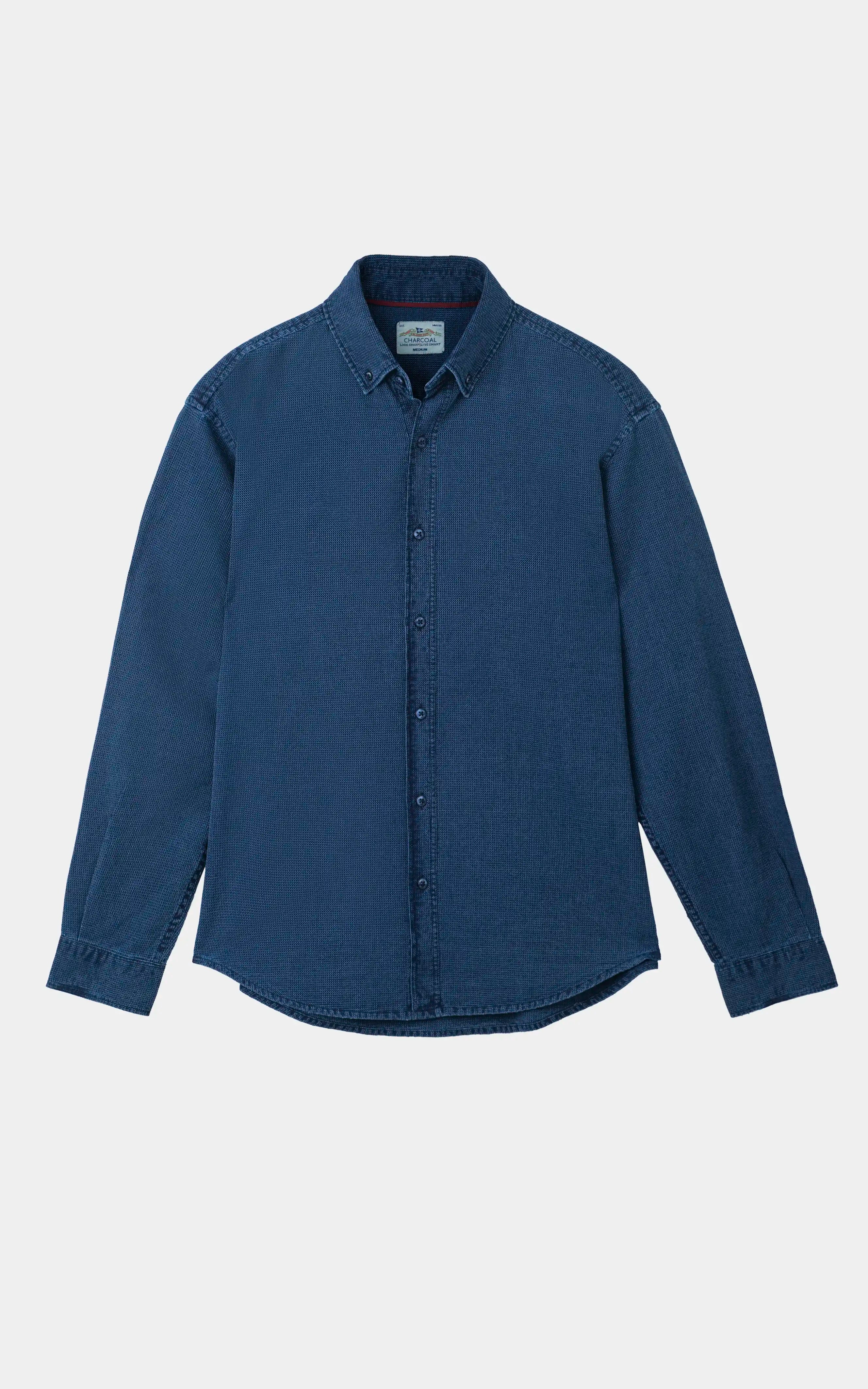 RANDOM WASHED CASUAL SHIRT NAVY