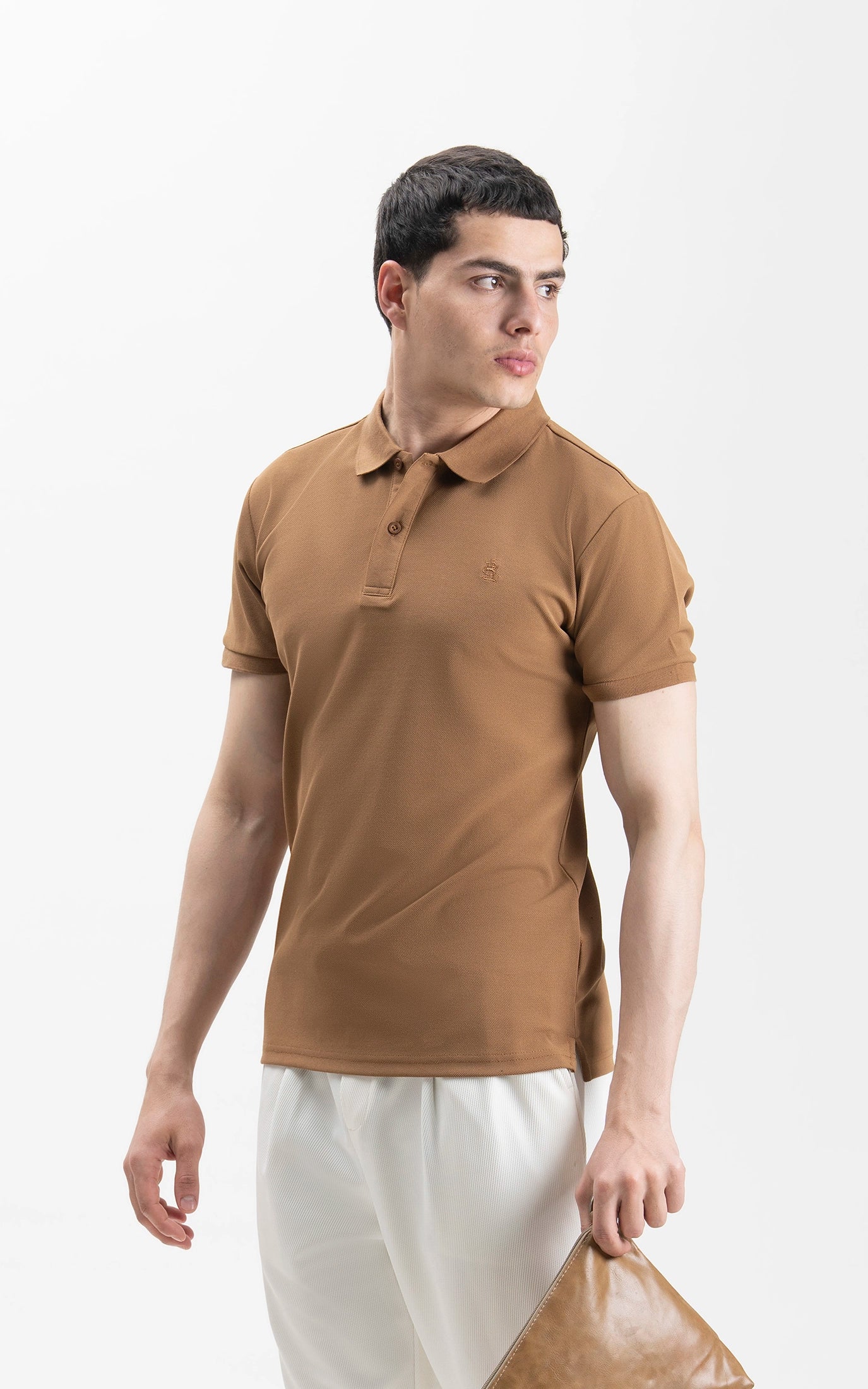 SMART FIT CLASSIC POLO SHIRT DARK KHAKI