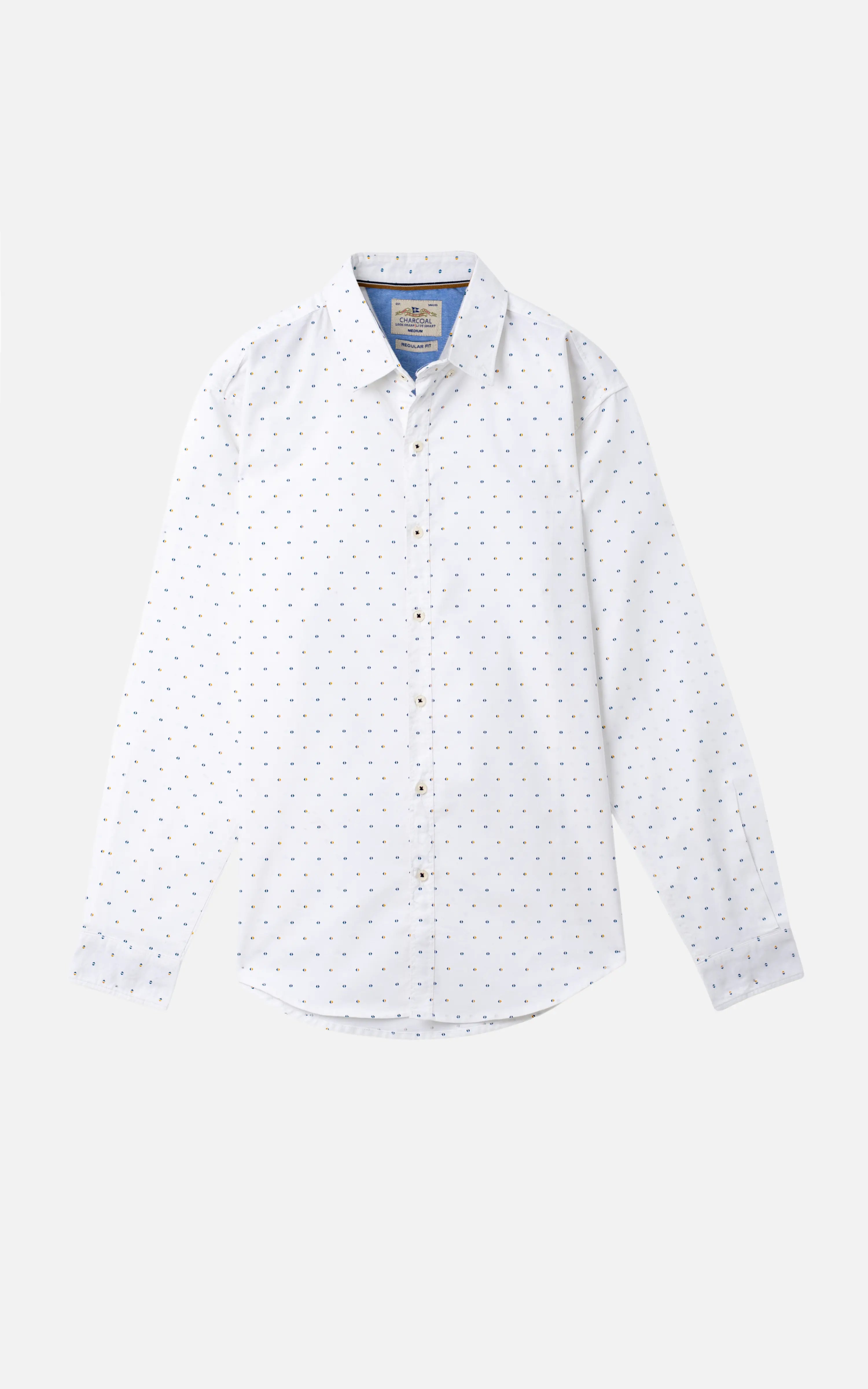 PRINTED CASUAL SHIRT OFF WHITE