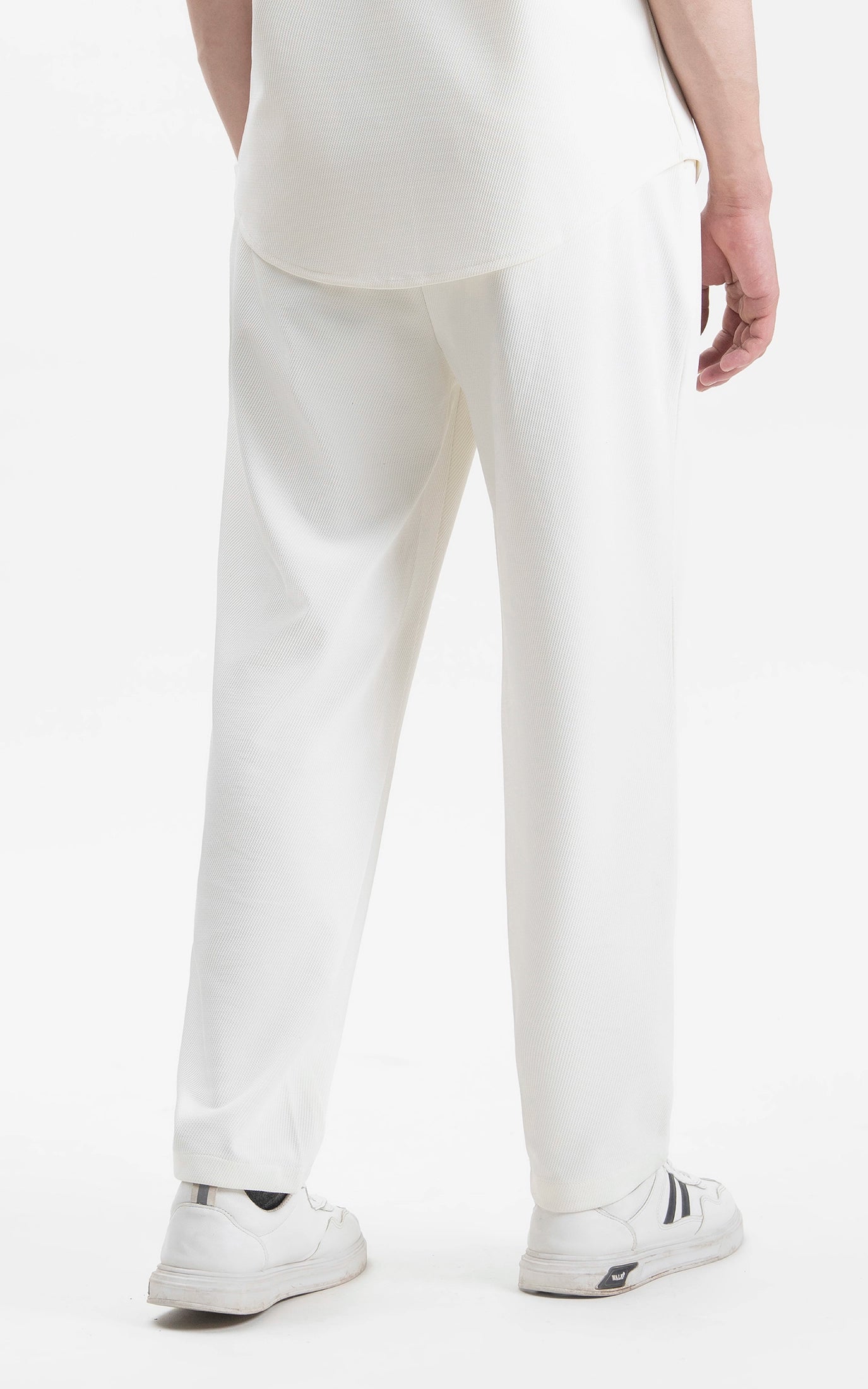 CASUAL TROUSER RELAX FIT OFF WHITE