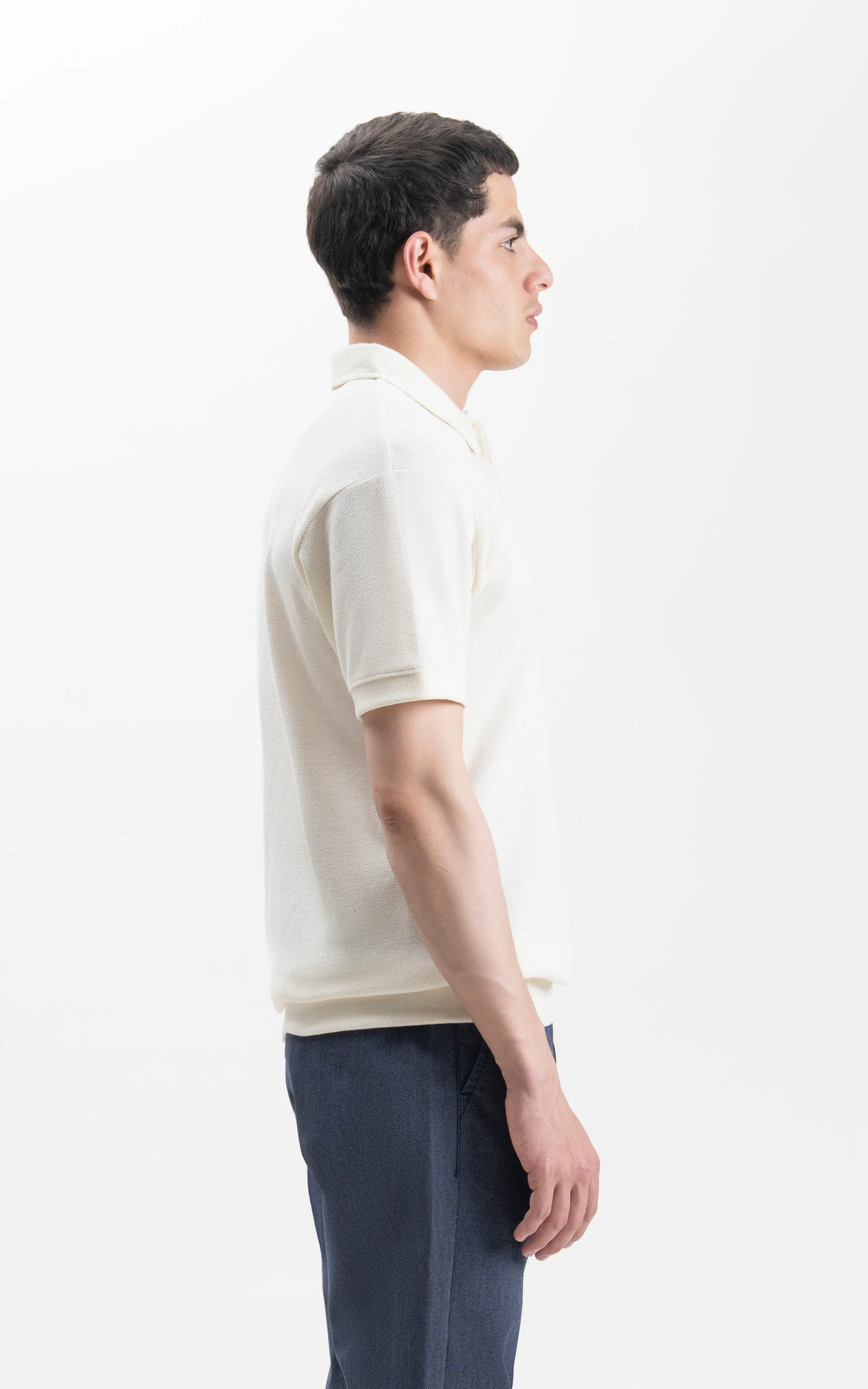POLO SHIRT OFF WHITE