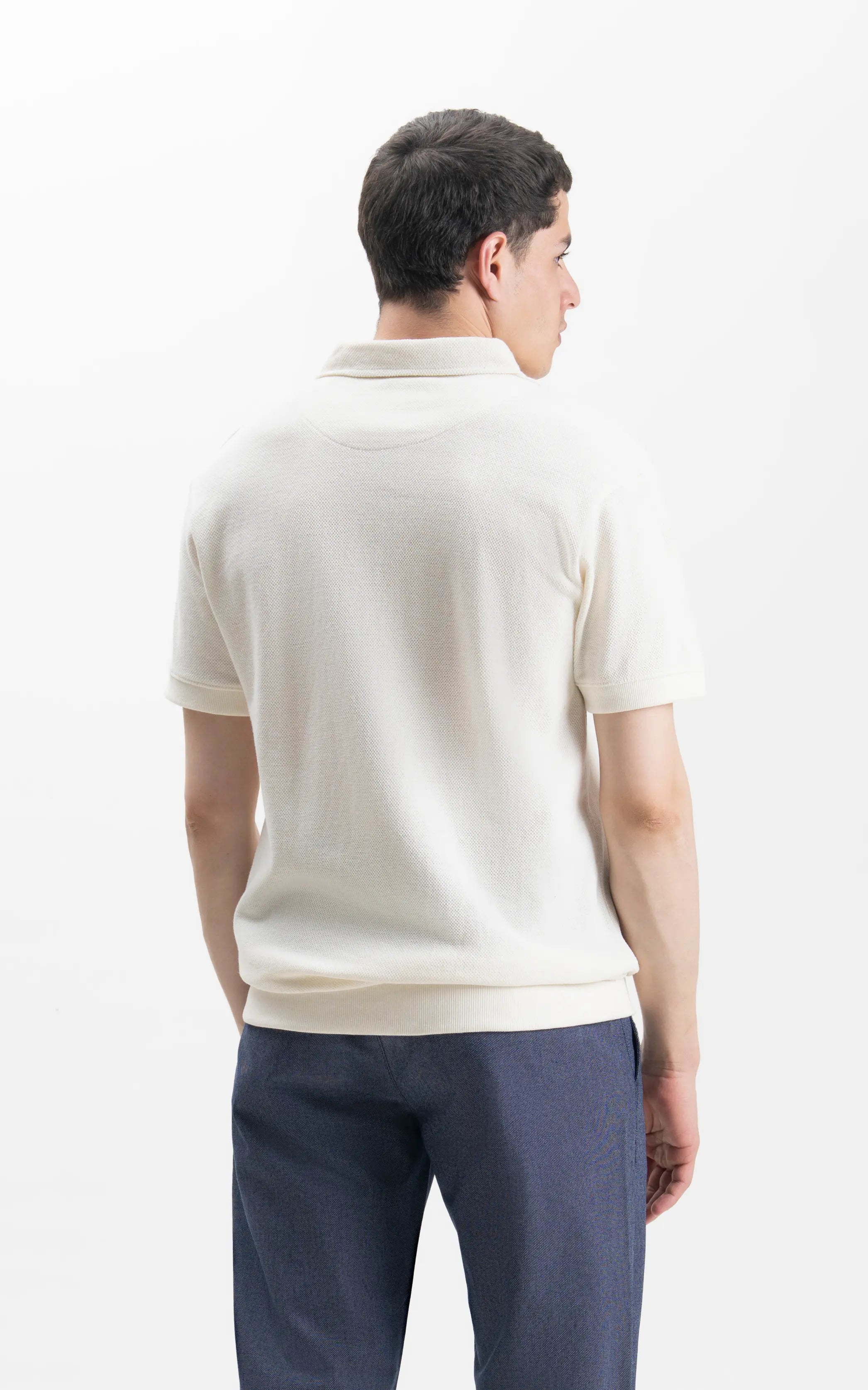 POLO SHIRT OFF WHITE