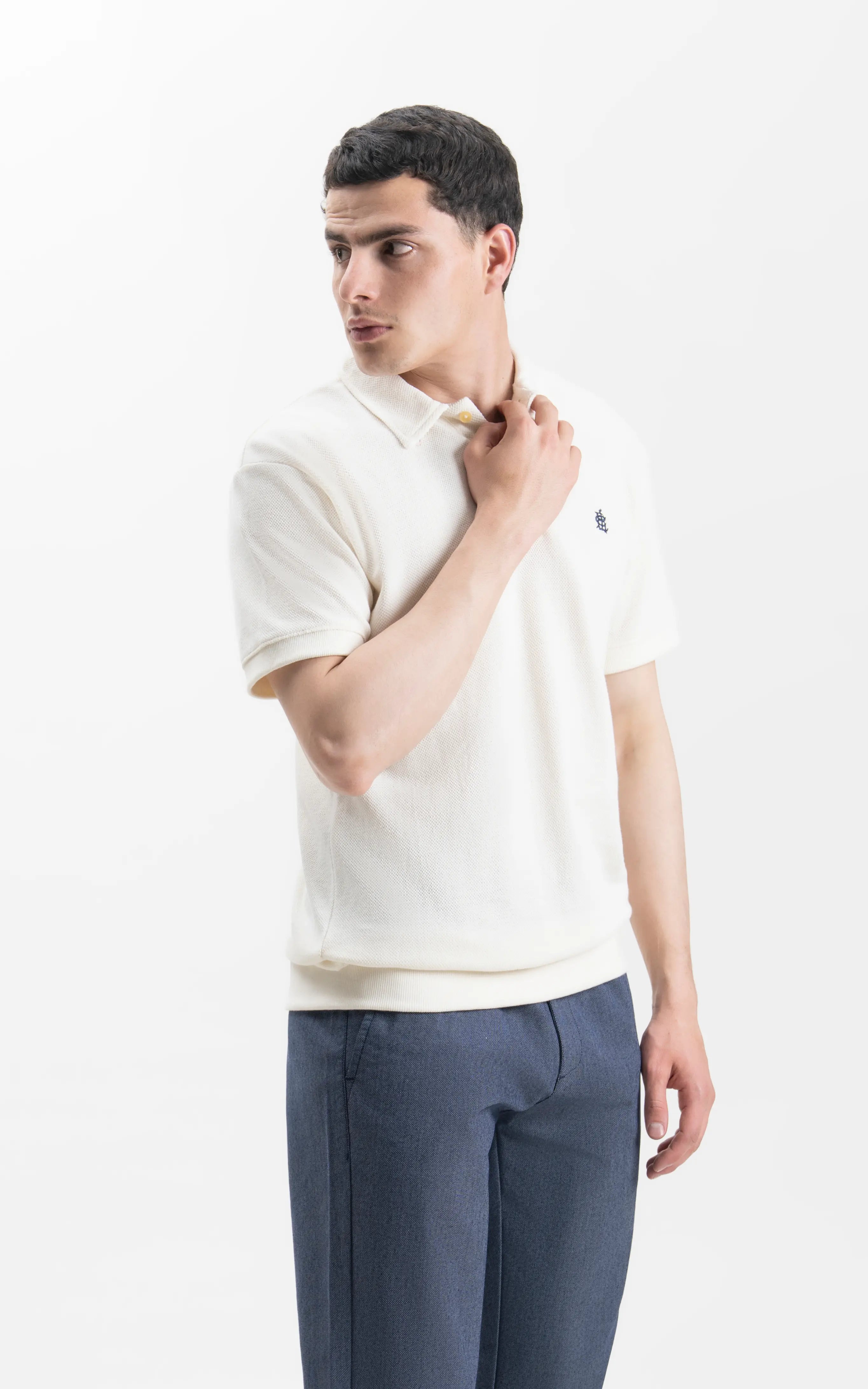 POLO SHIRT OFF WHITE