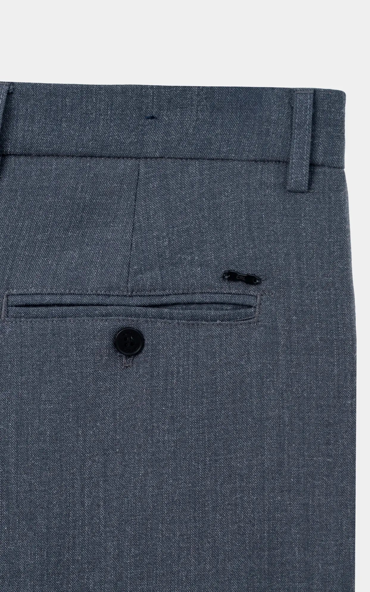 TEXTURED SMART FIT PANT GREY