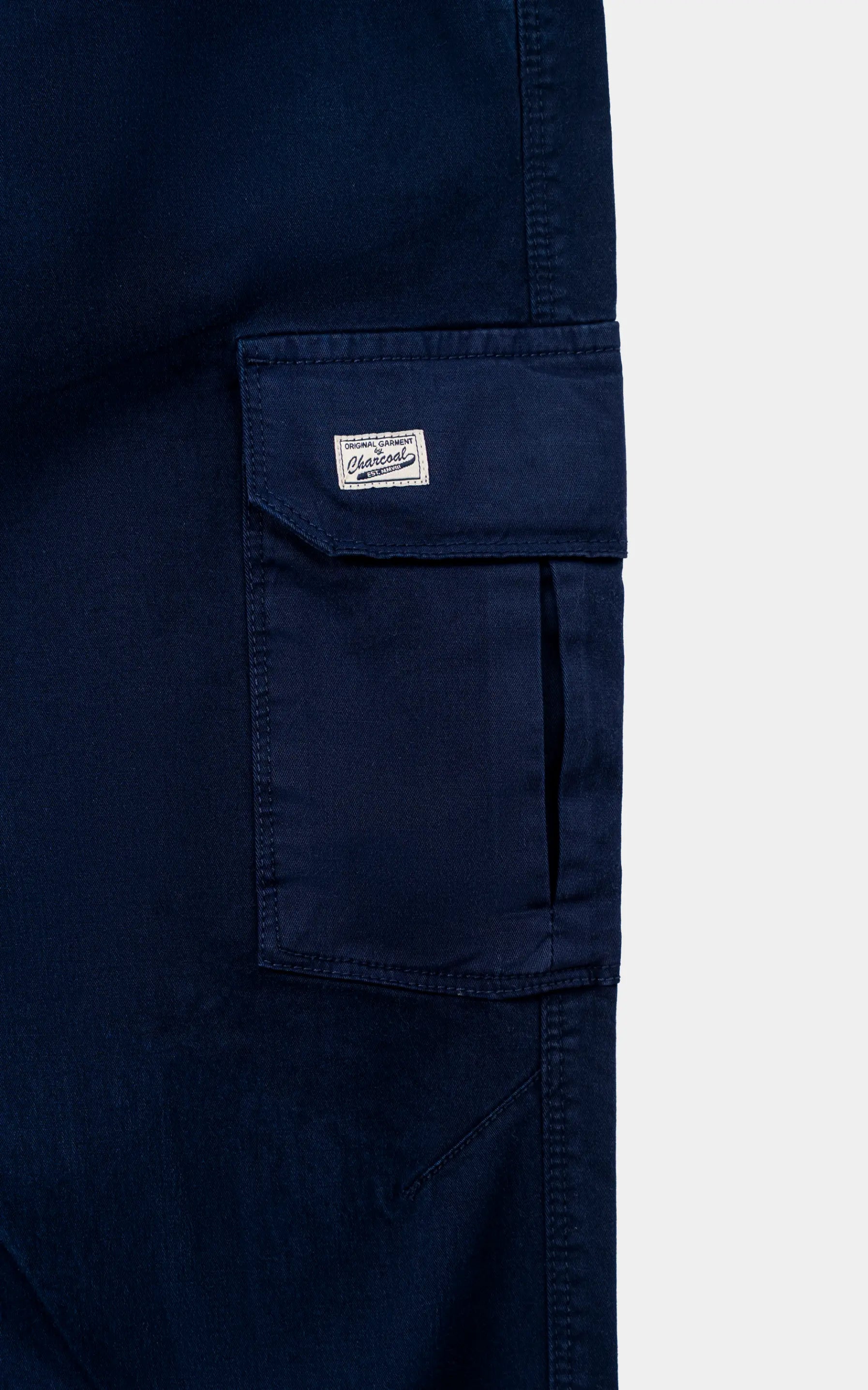 STRAIGHT FIT CARGO TROUSER NAVY