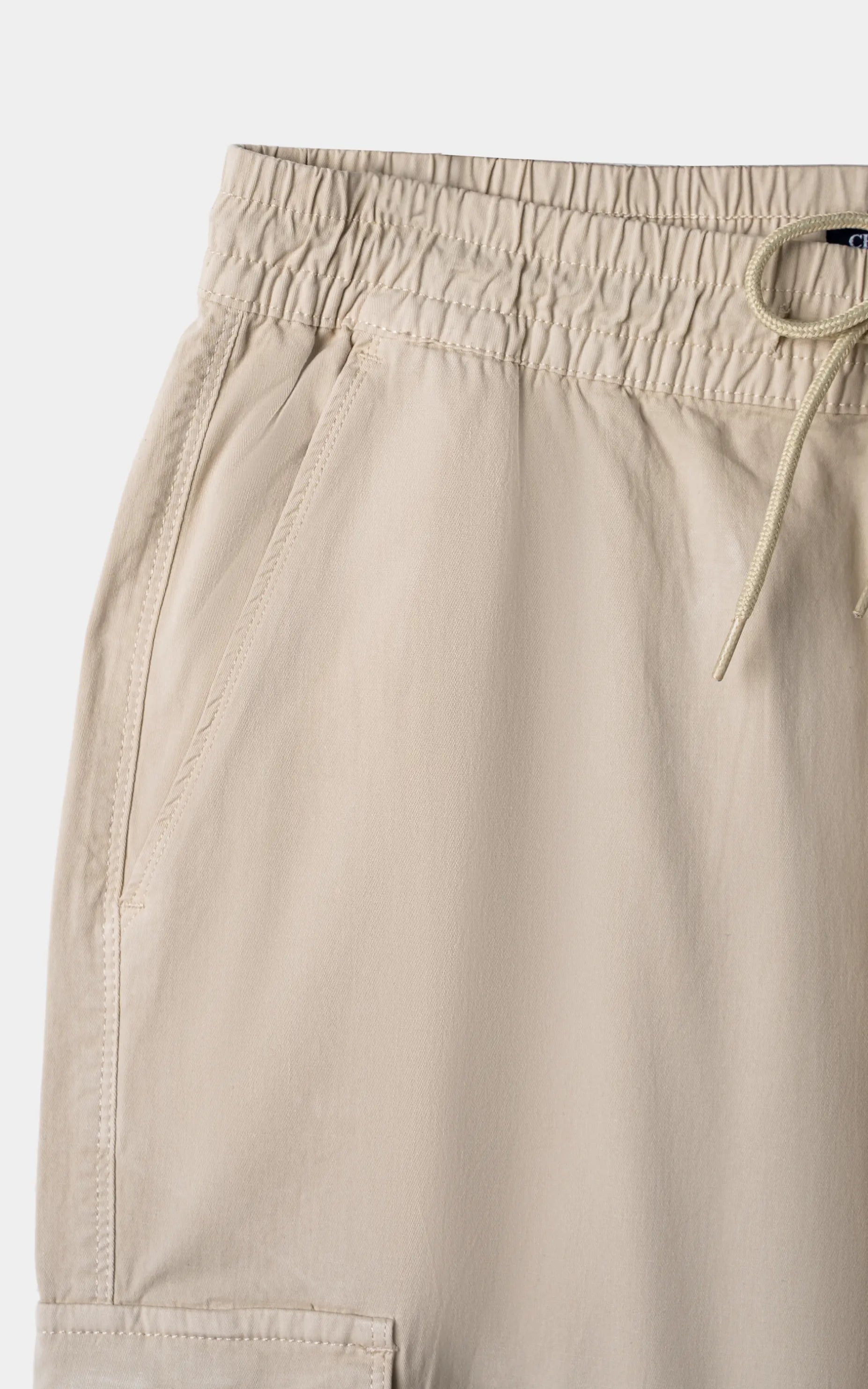 STRAIGHT FIT CARGO TROUSER  BEIGE