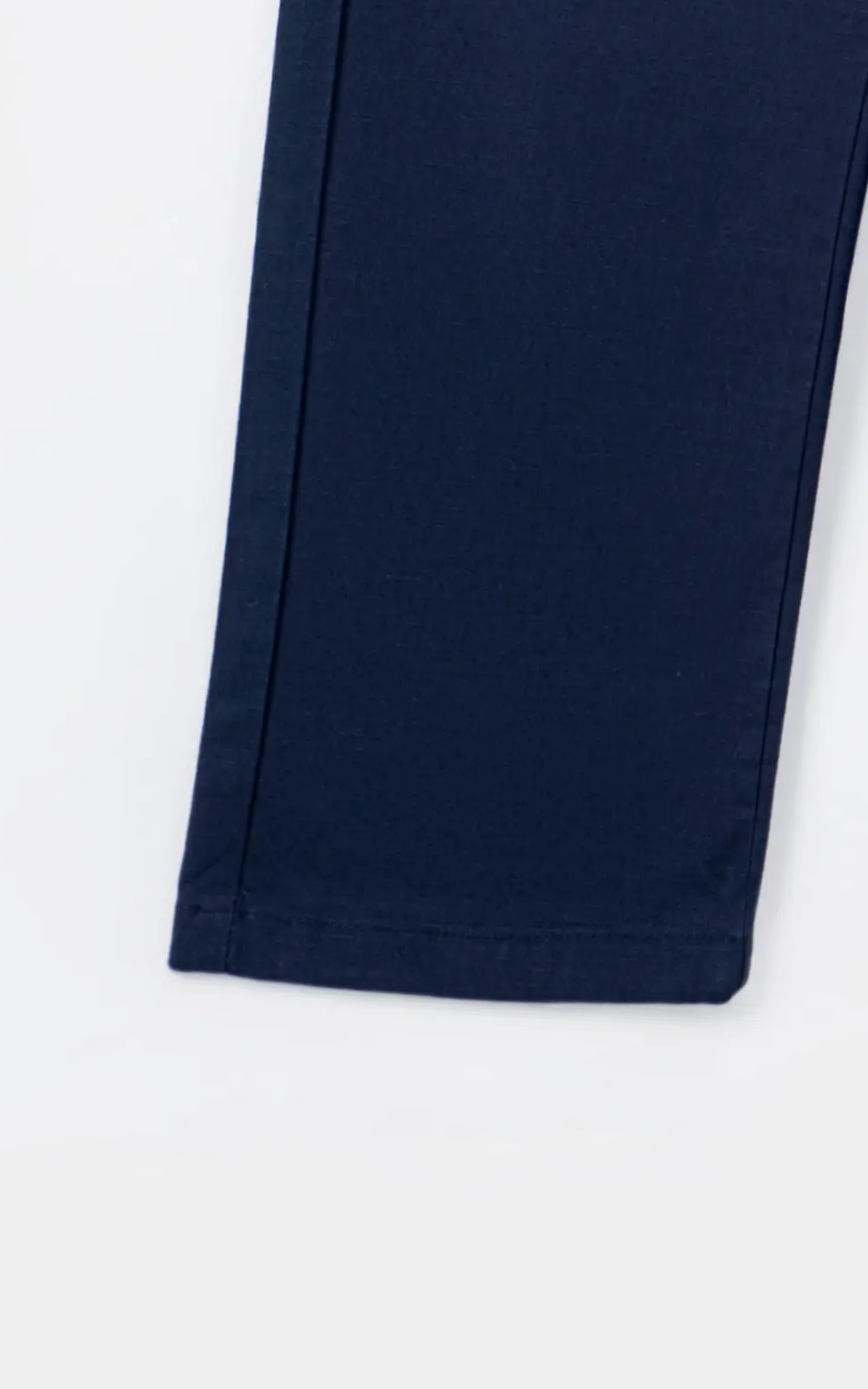 SMART FIT LINEN JOGGER TROUSER NAVY