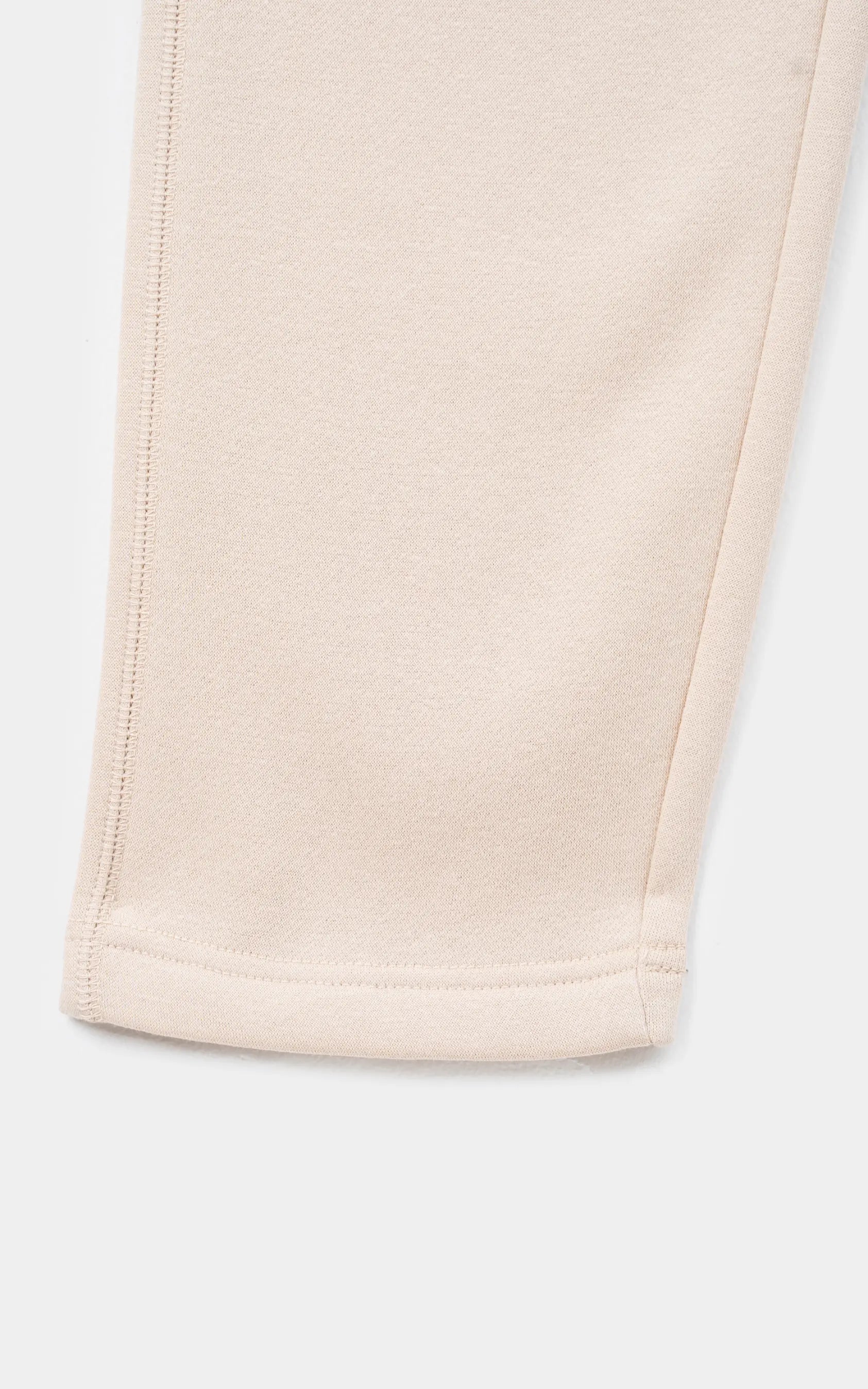REGULAR FIT FLEECE JOGGER TROUSER BEIGE