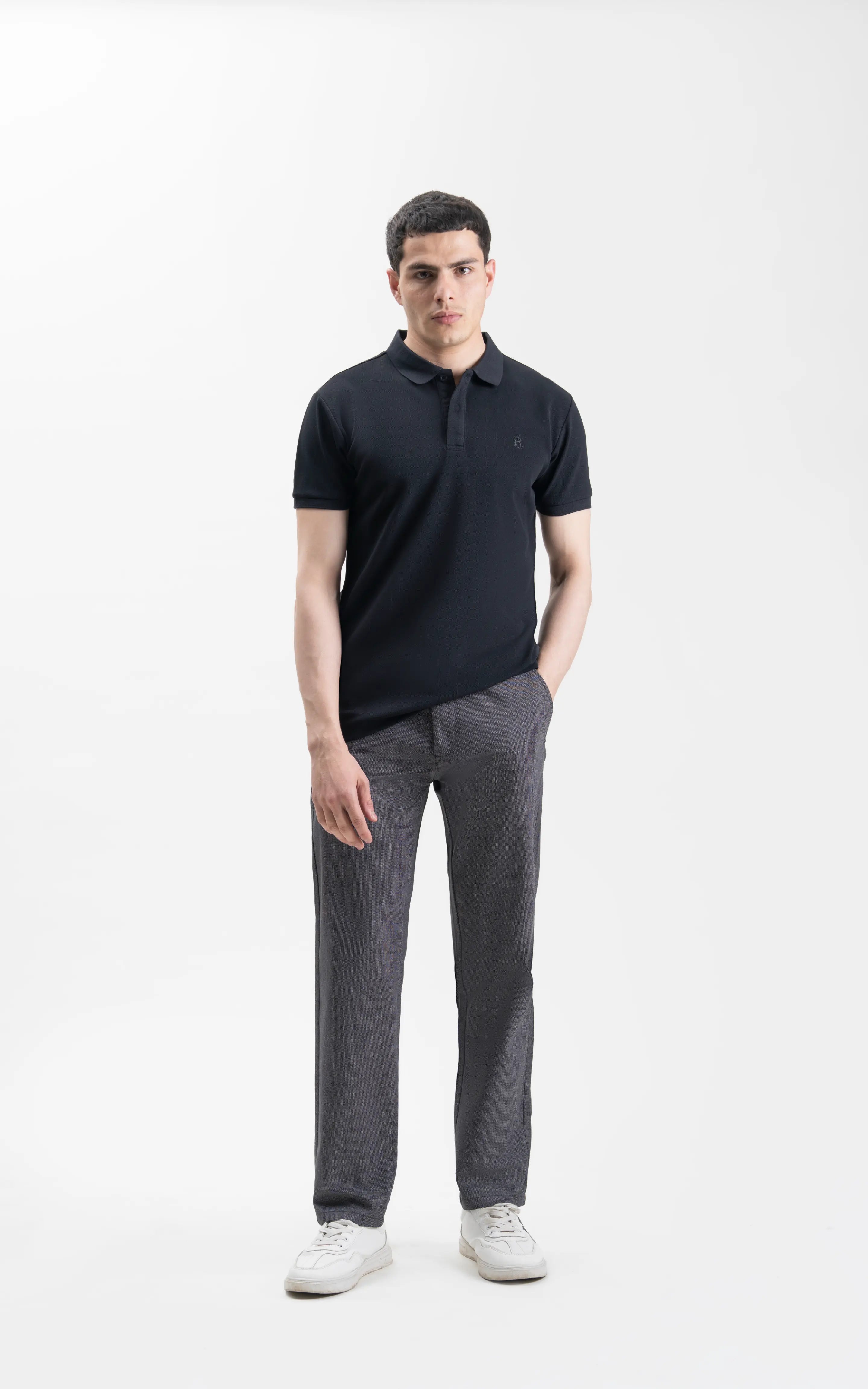 SMART FIT CLASSIC POLO SHIRT BLACK