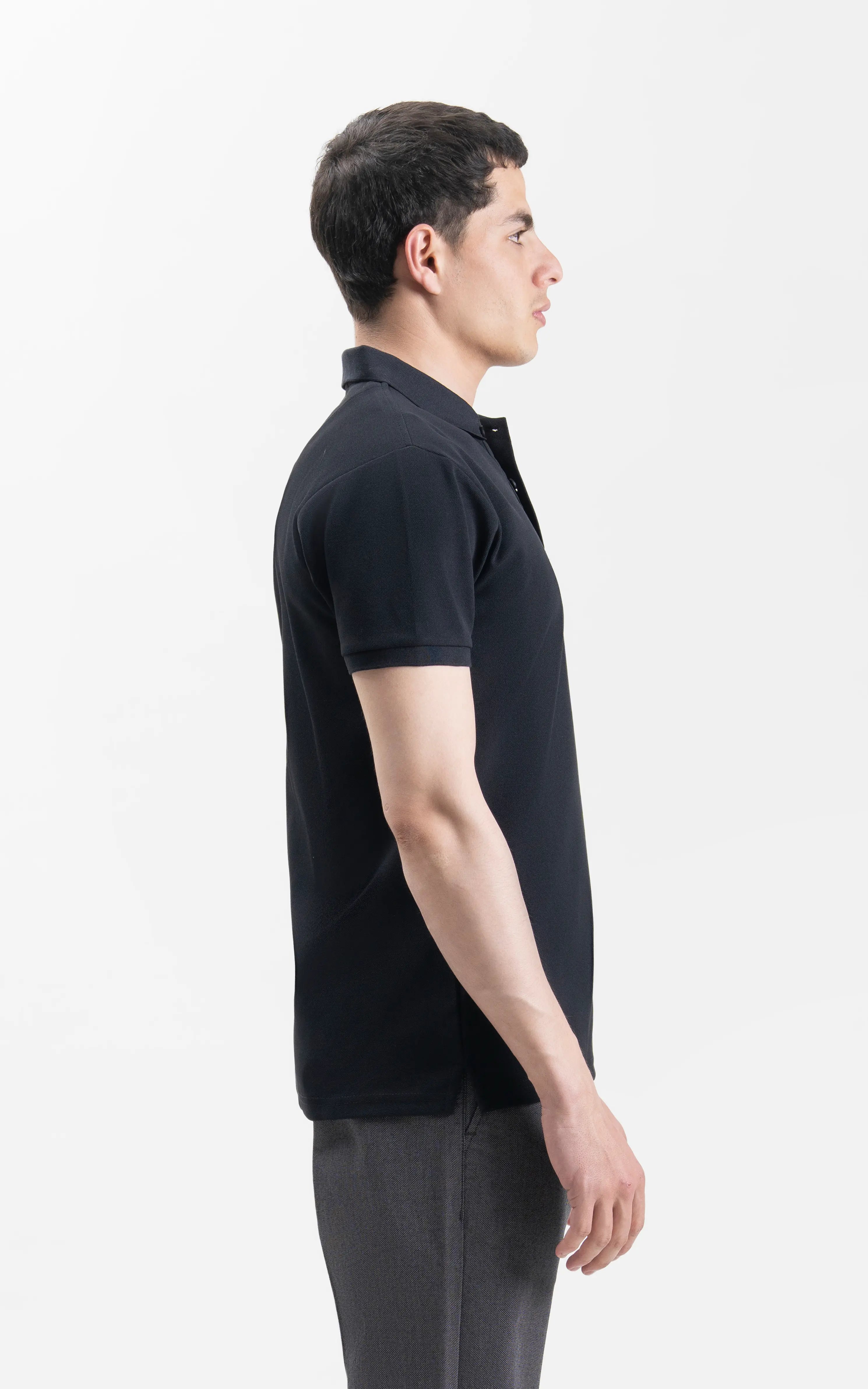 SMART FIT CLASSIC POLO SHIRT BLACK