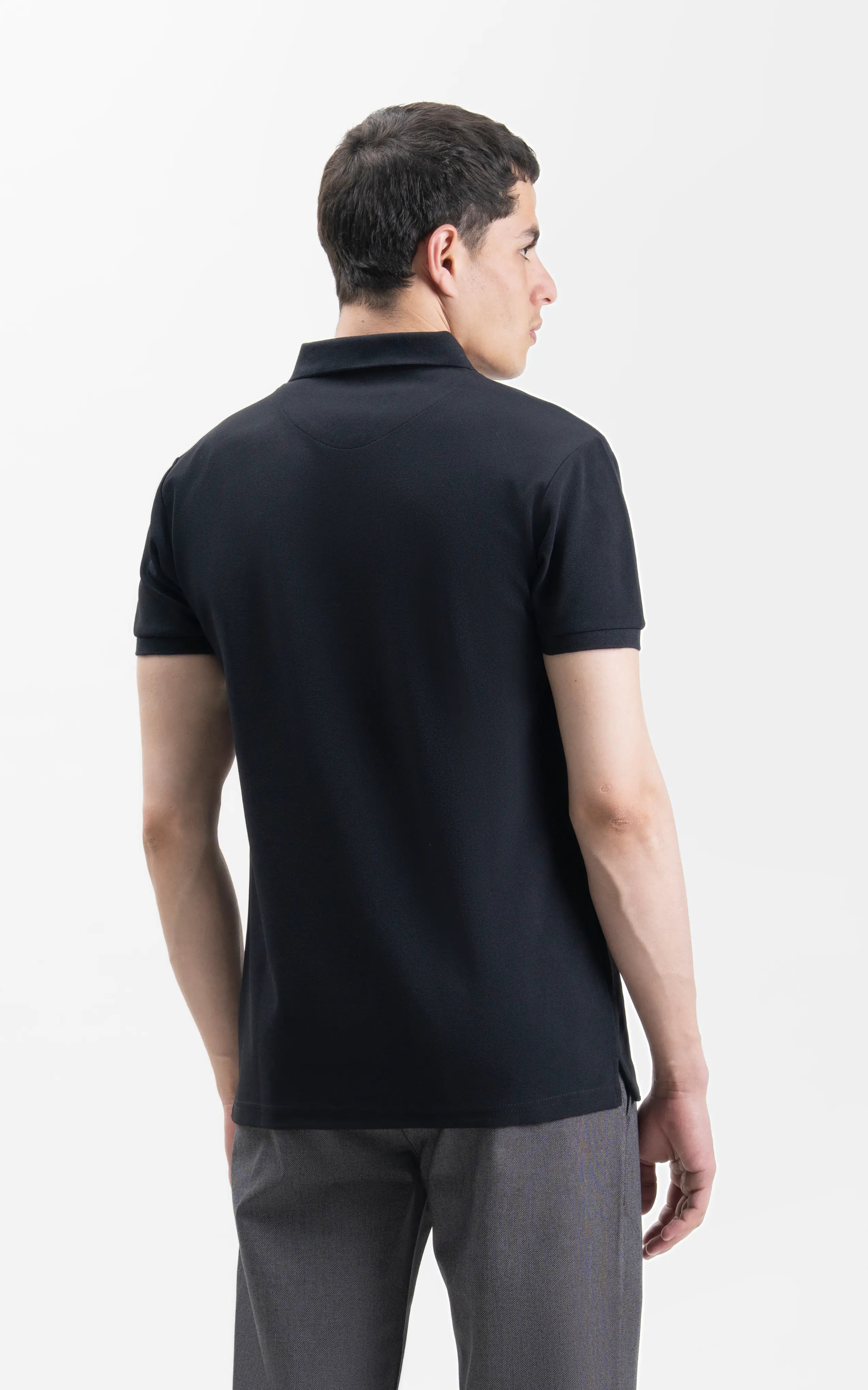 SMART FIT CLASSIC POLO SHIRT BLACK