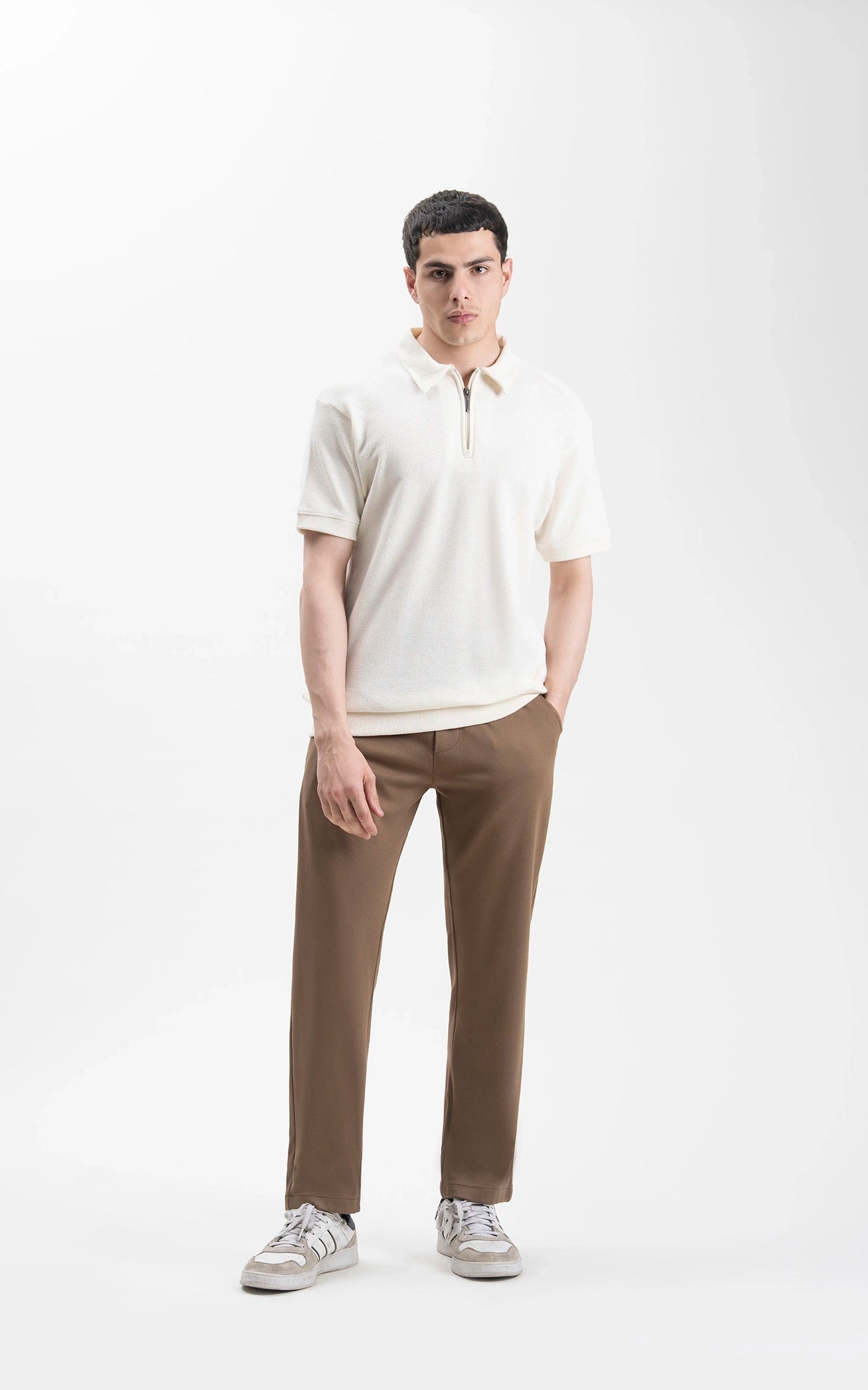 POLO SHIRT OFF WHITE