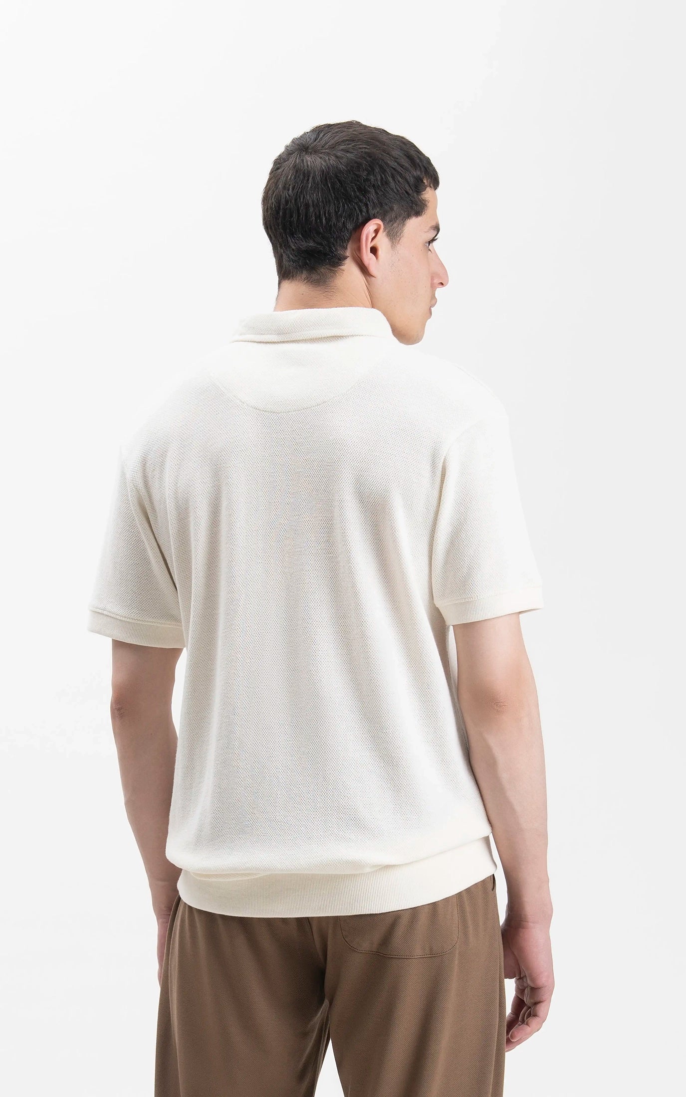 POLO SHIRT OFF WHITE