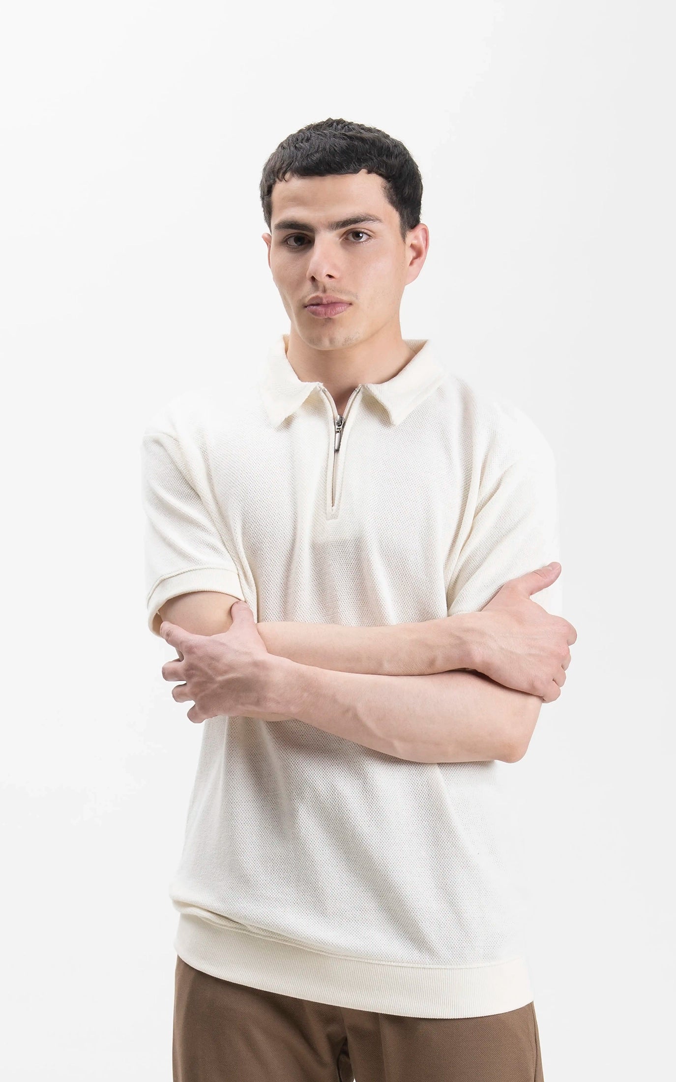 POLO SHIRT OFF WHITE