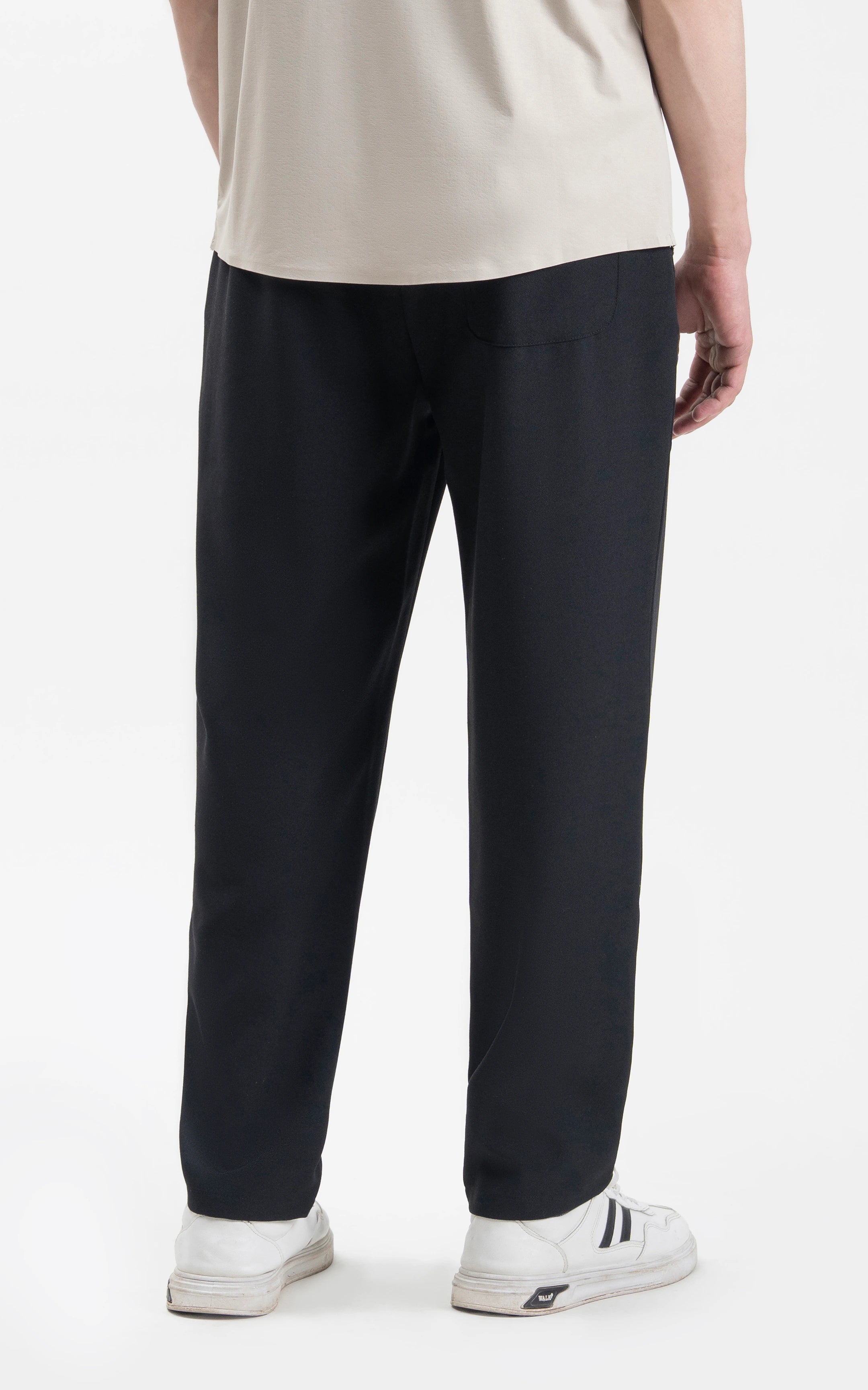 CASUAL TROUSER SMART FIT BLACK