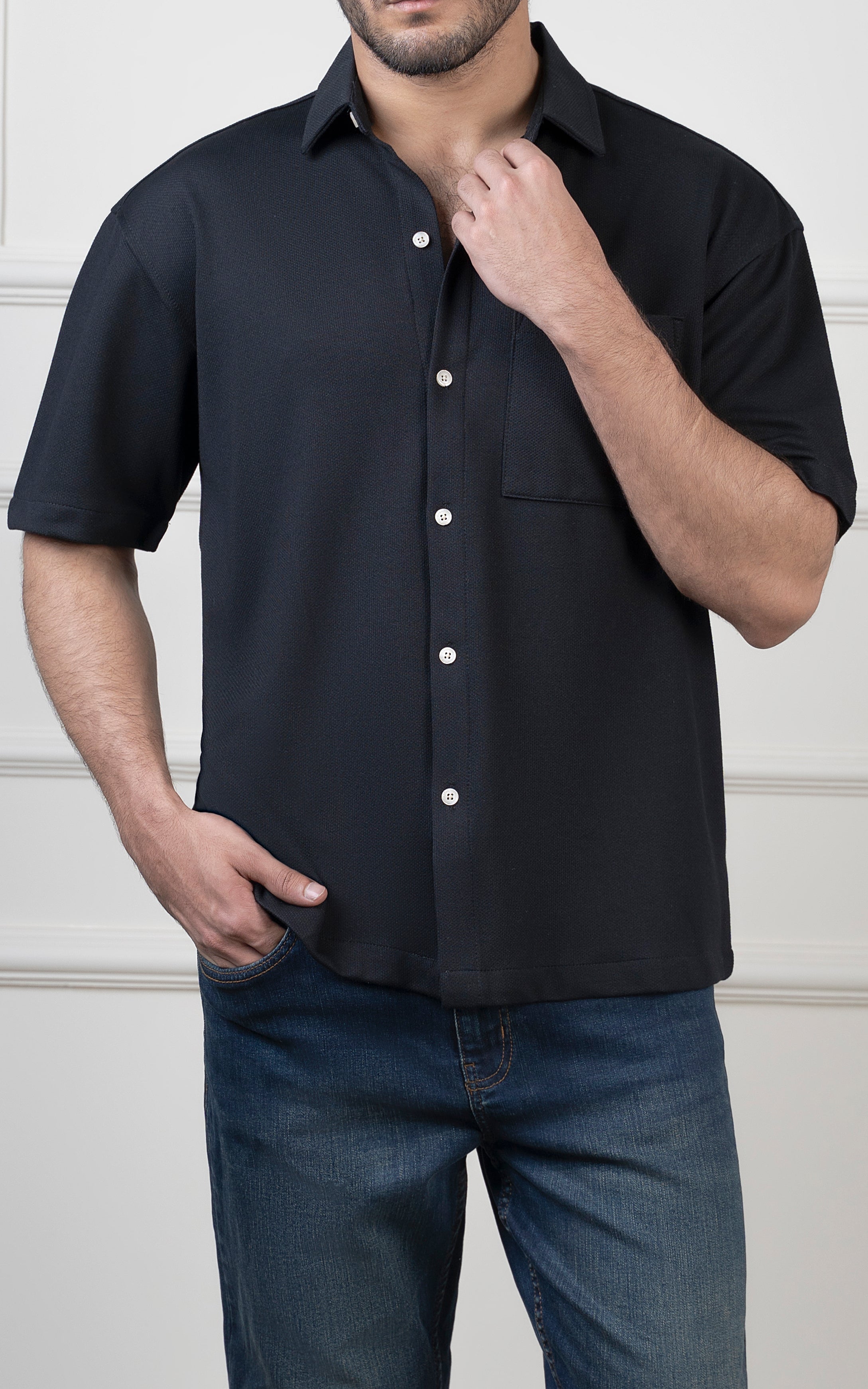 CASUAL SHIRT BLACK