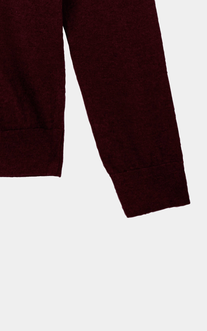 Crew Neck Sweater Maroon
