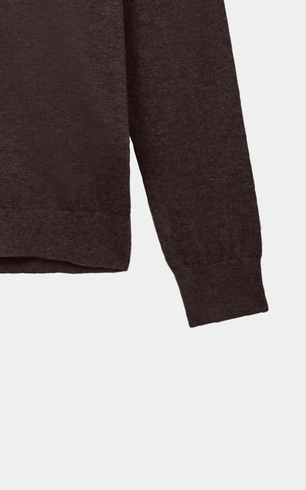 V-Neck Sweater Brown melange