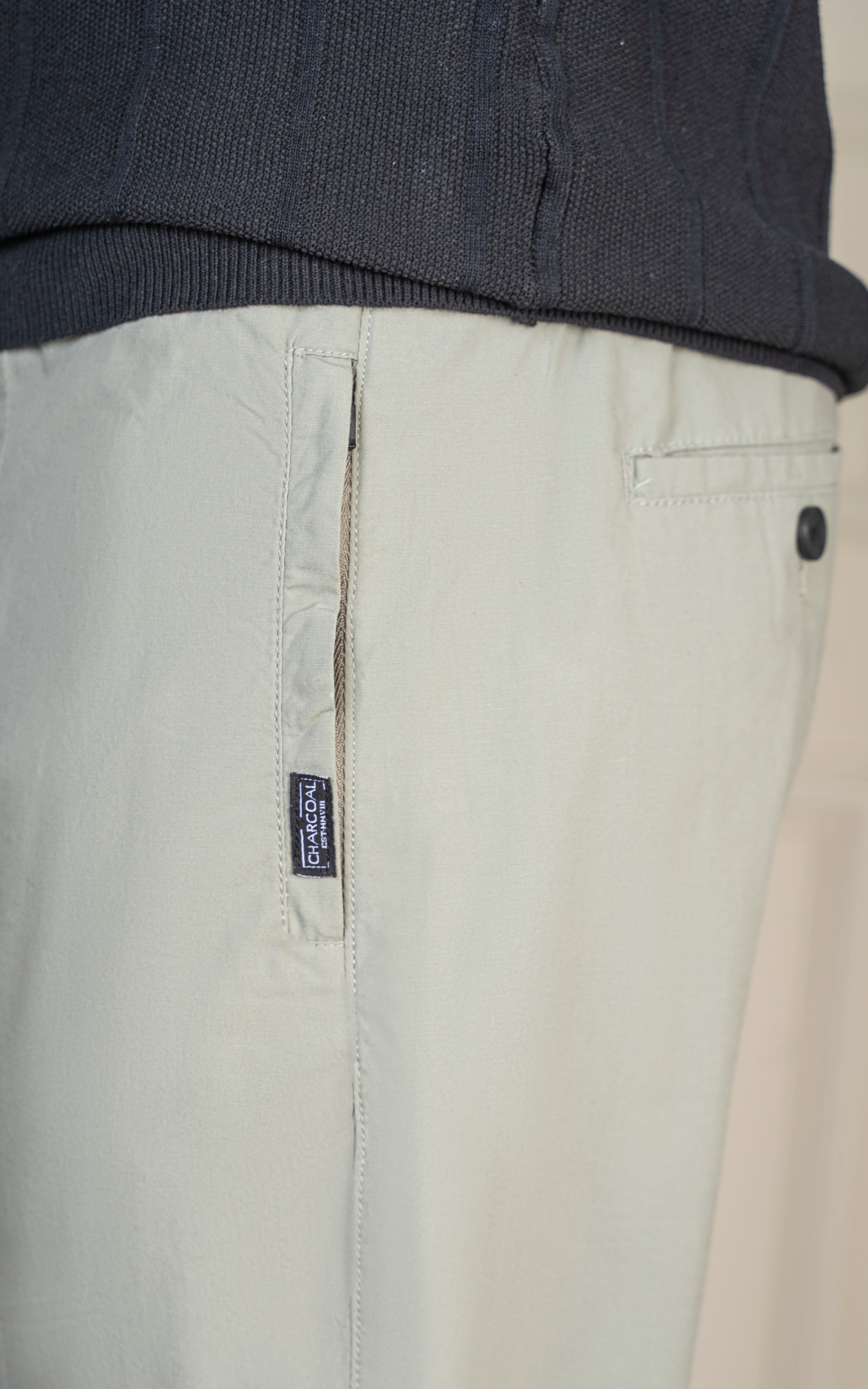 SLIM FIT JOGGER TROUSER OLIVE