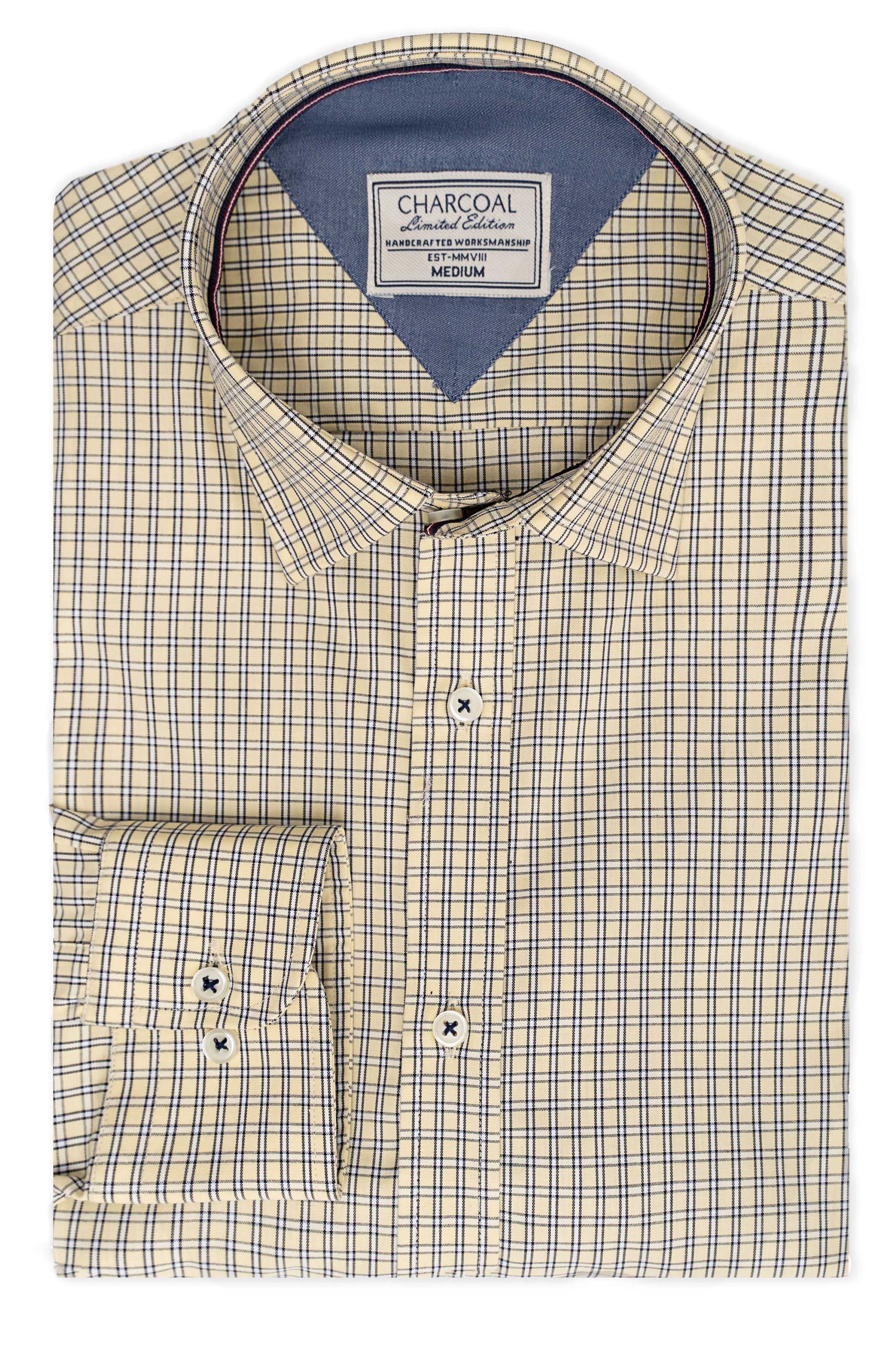 LIMITED EDITION SHIRTS YELLOW WHITE CHECK