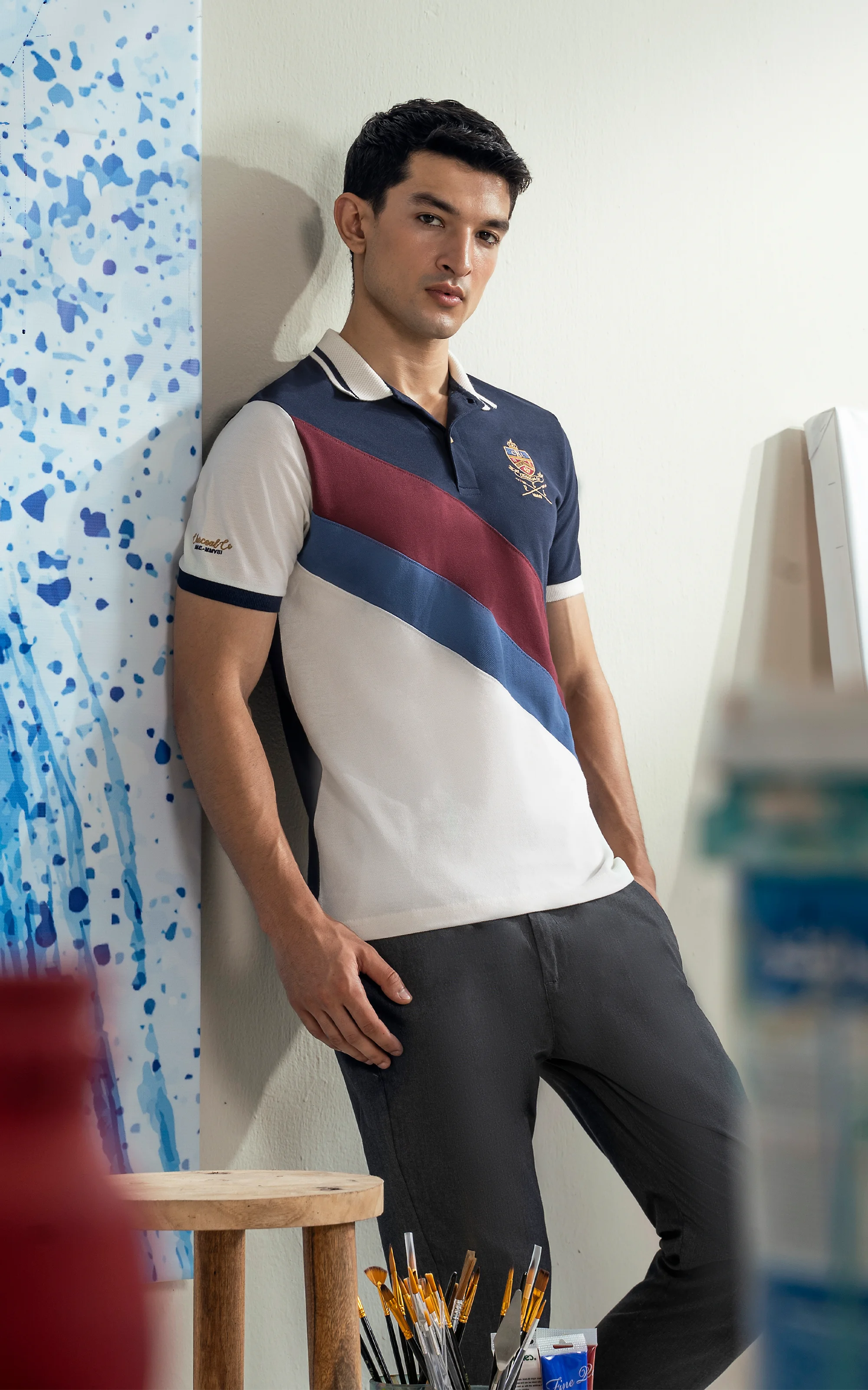 FASHION POLO SHIRT NAVY