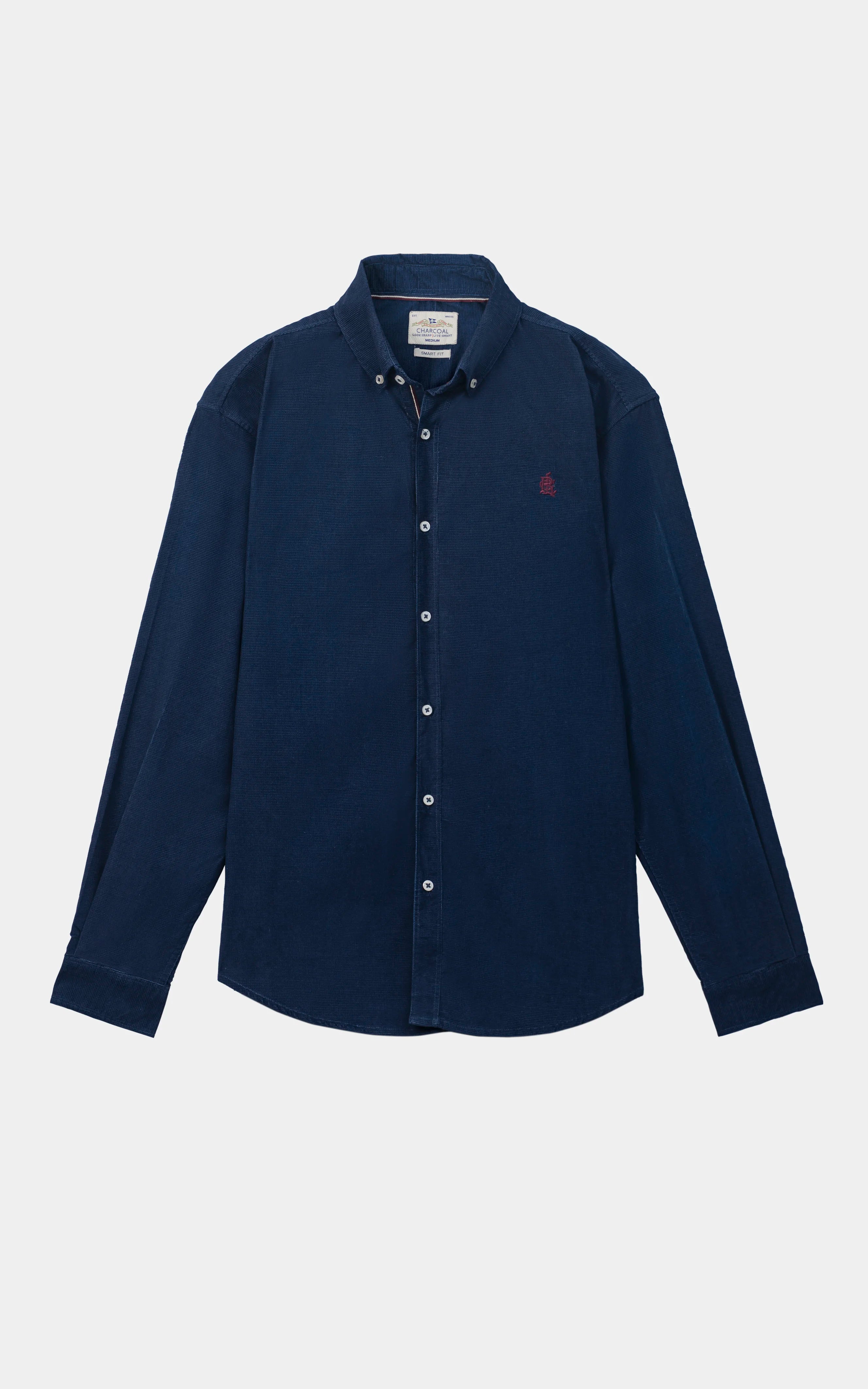 CORDUROY CASUAL SHIRT NAVY