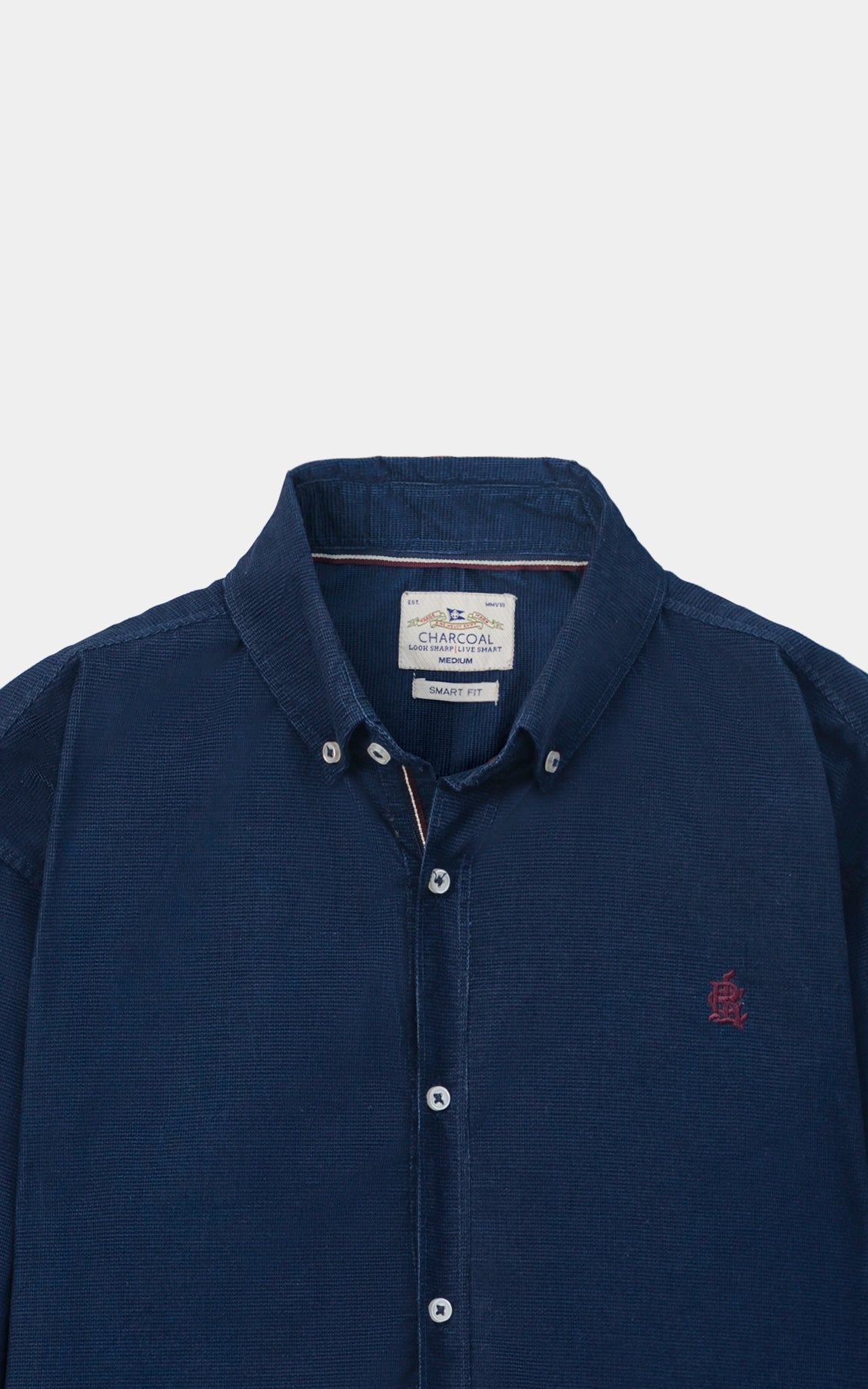 CORDUROY CASUAL SHIRT NAVY