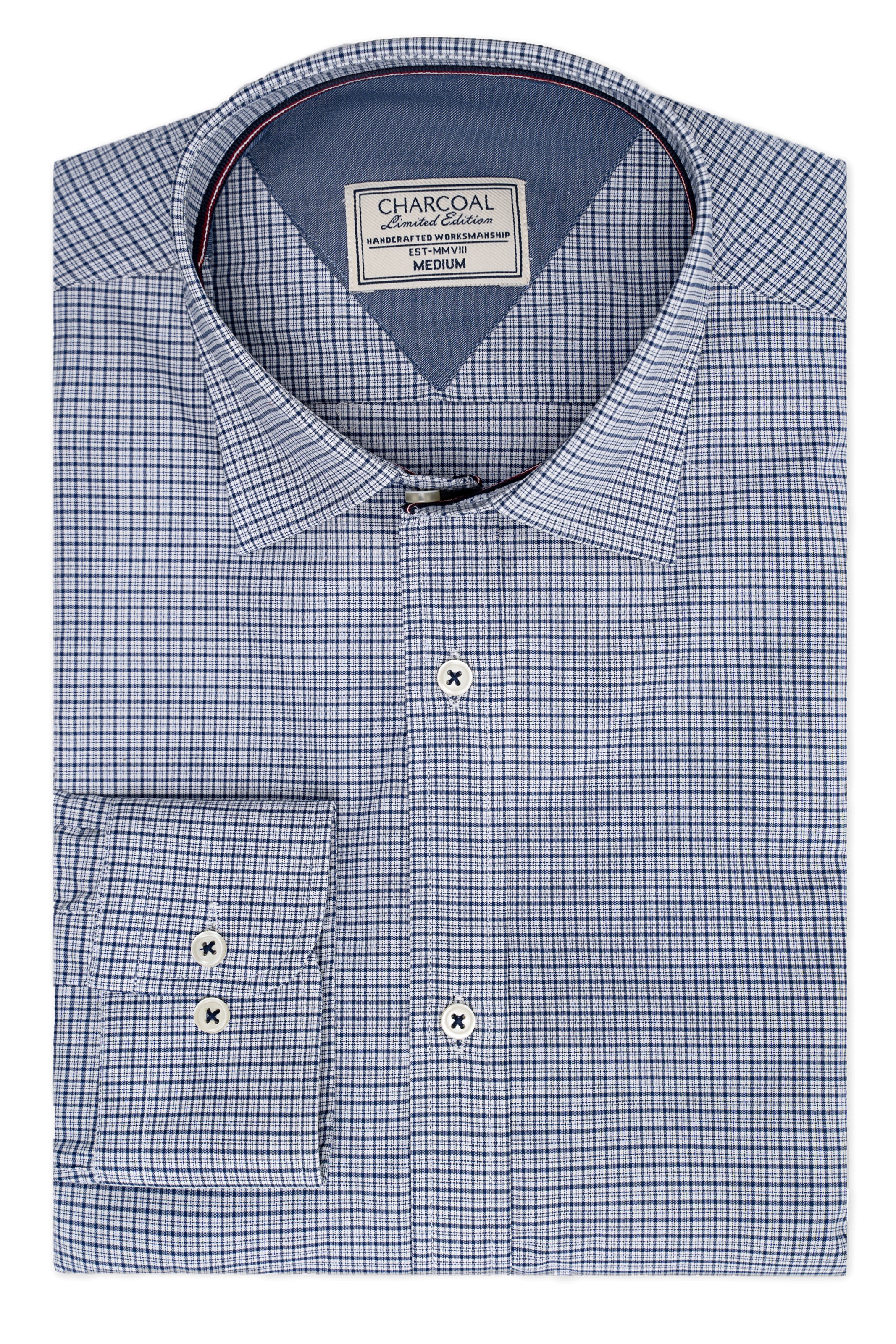 LIMITED EDITION SHIRTS BLUE WHITE CHECK