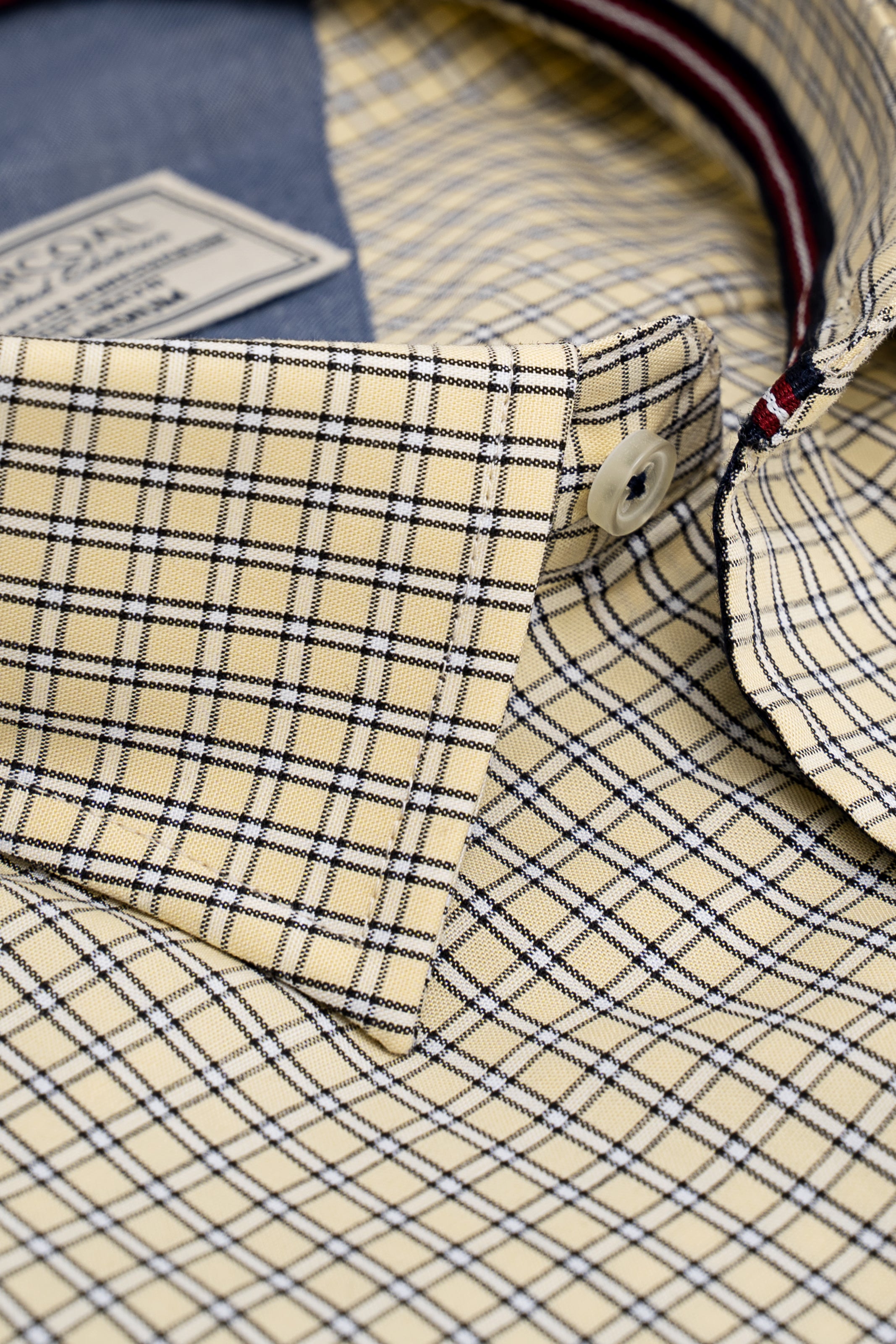 LIMITED EDITION SHIRTS YELLOW WHITE CHECK