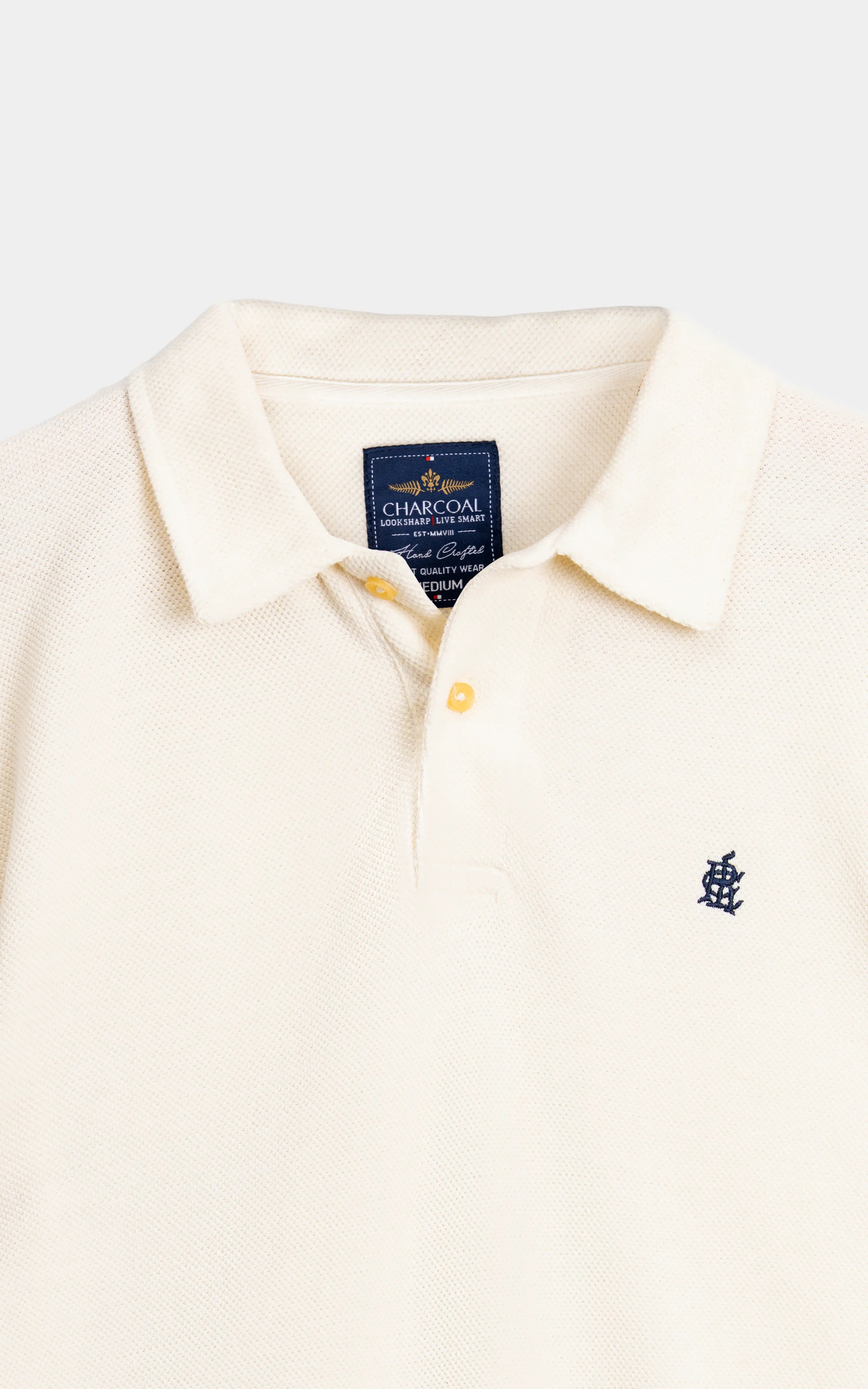 POLO SHIRT OFF WHITE