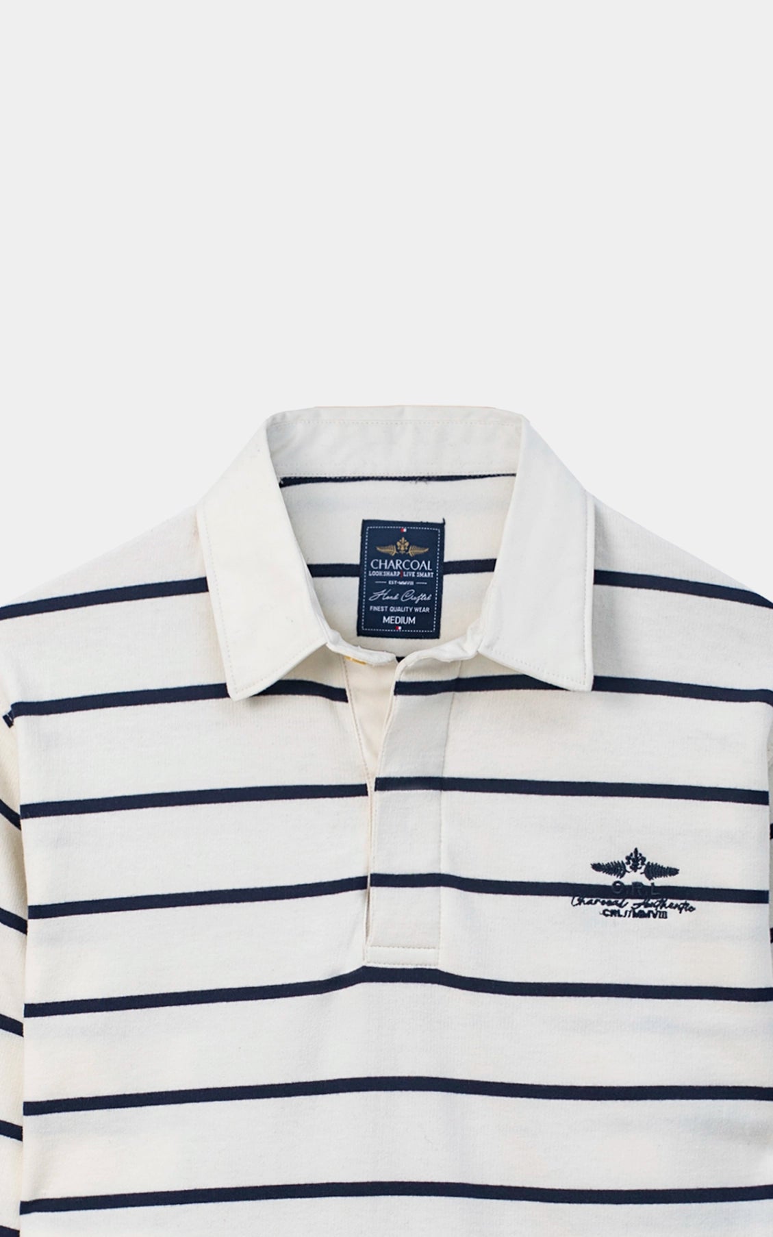 SWEAT SHIRT WHITE NAVY