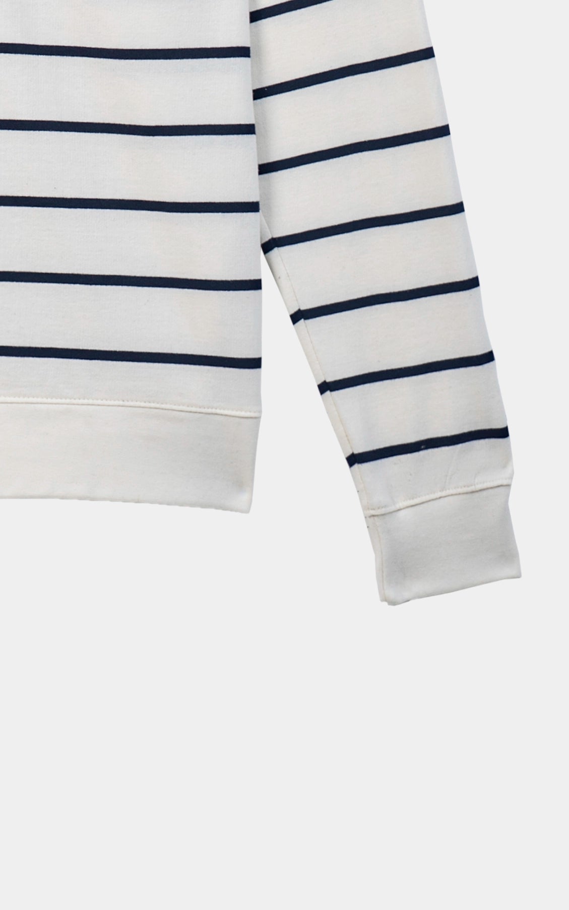 SWEAT SHIRT WHITE NAVY