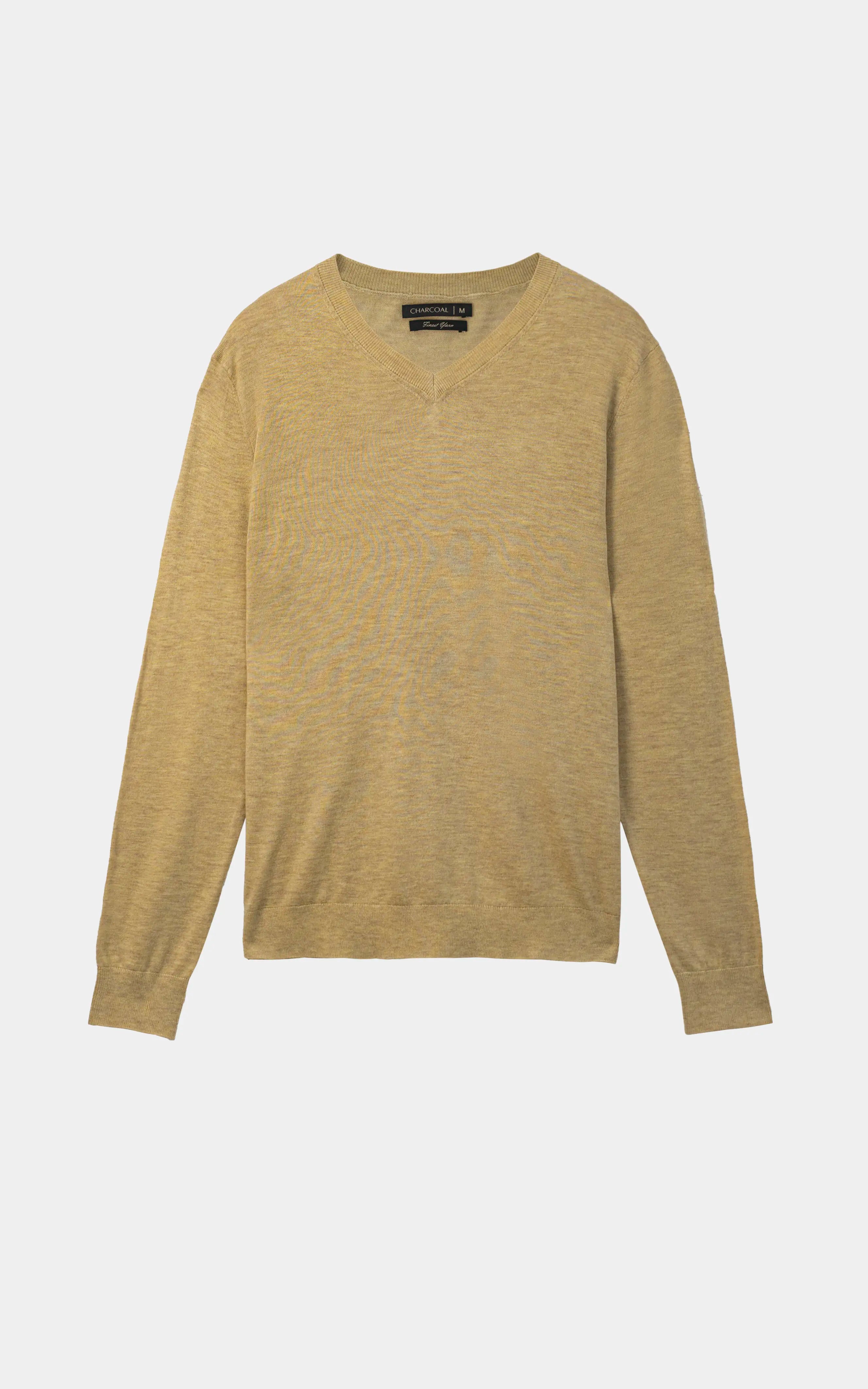 V-Neck Sweater Yellow melange