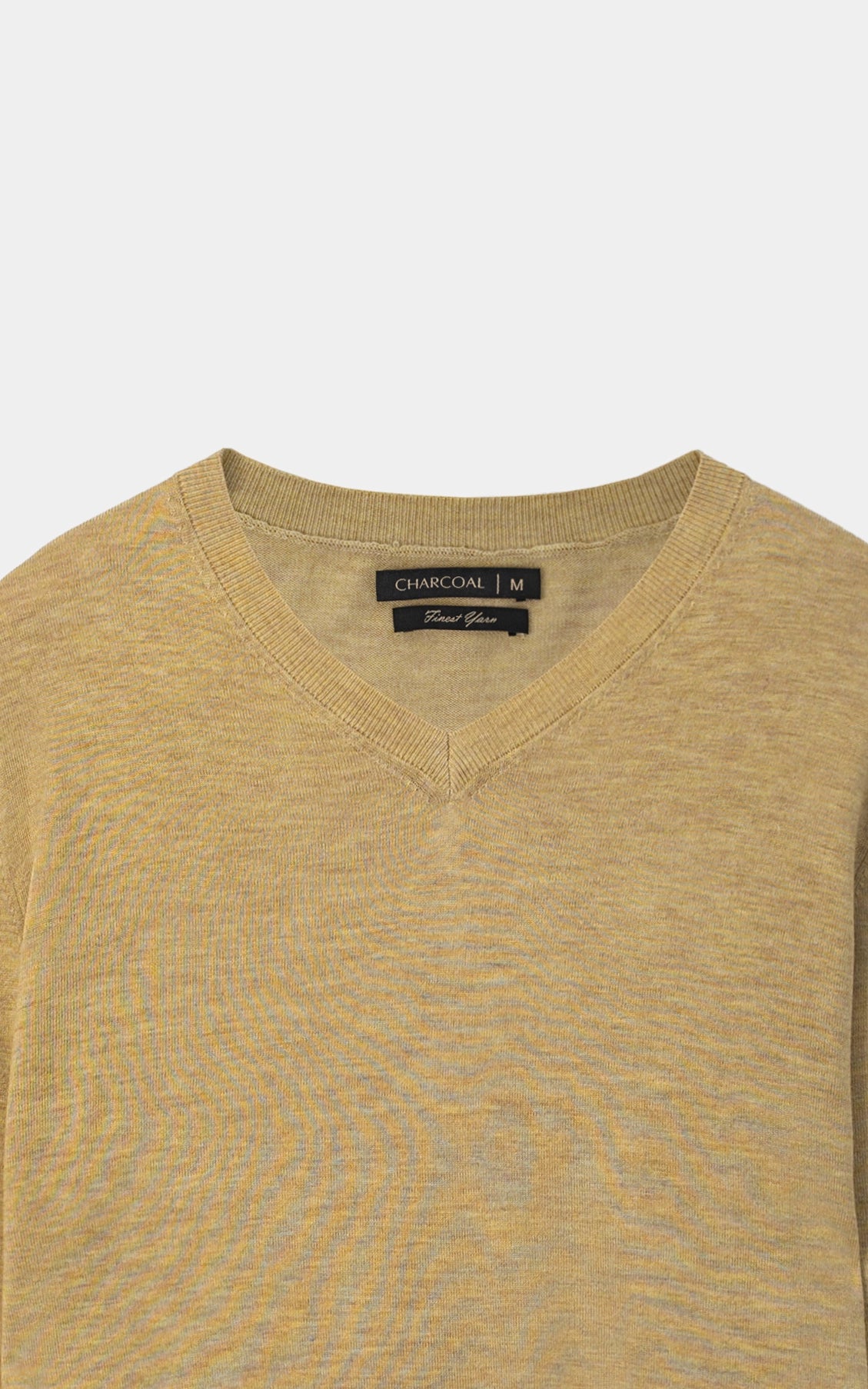V-Neck Sweater Yellow melange