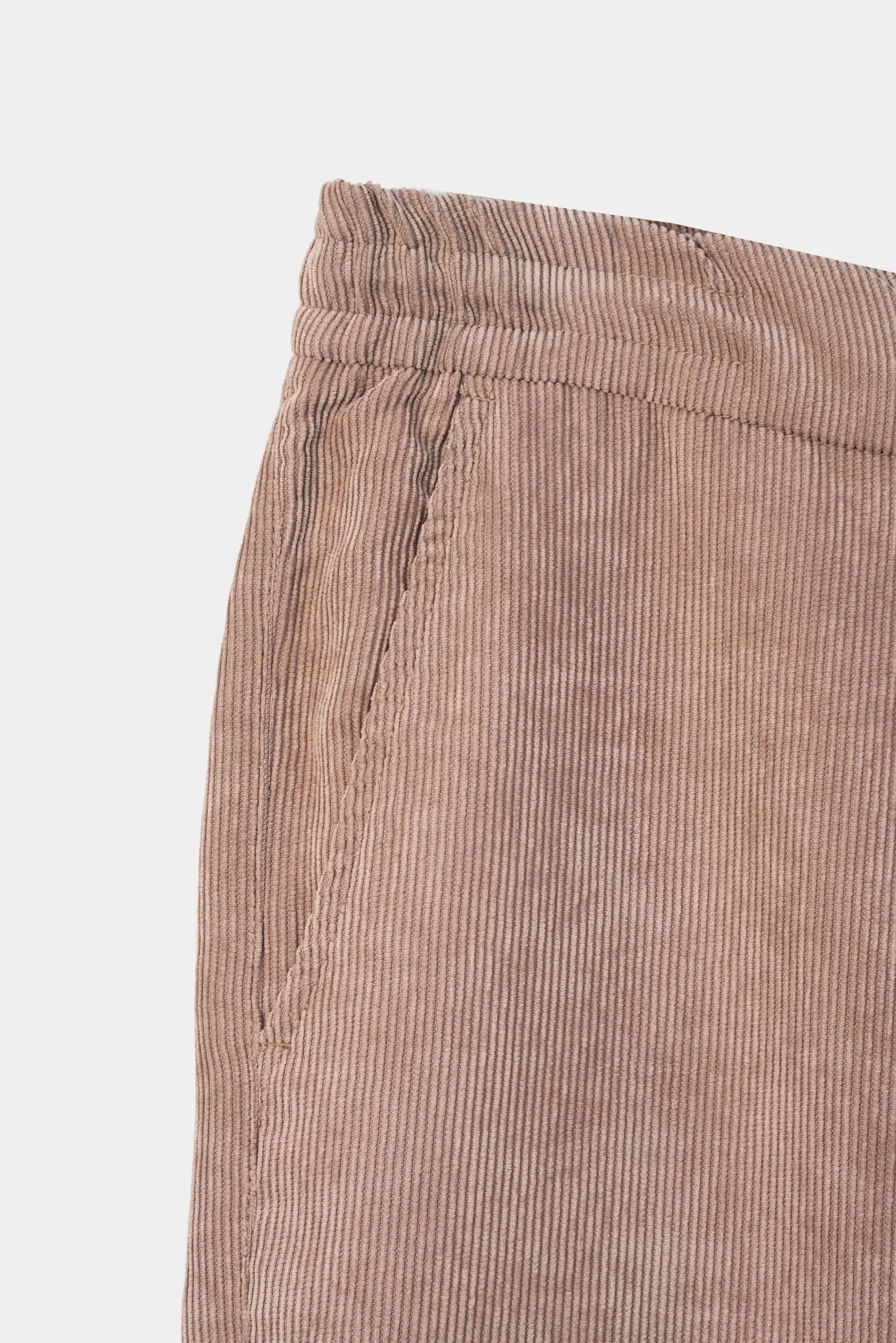 SMART FIT CORDUROY JOGGER TROUSER KHAKI