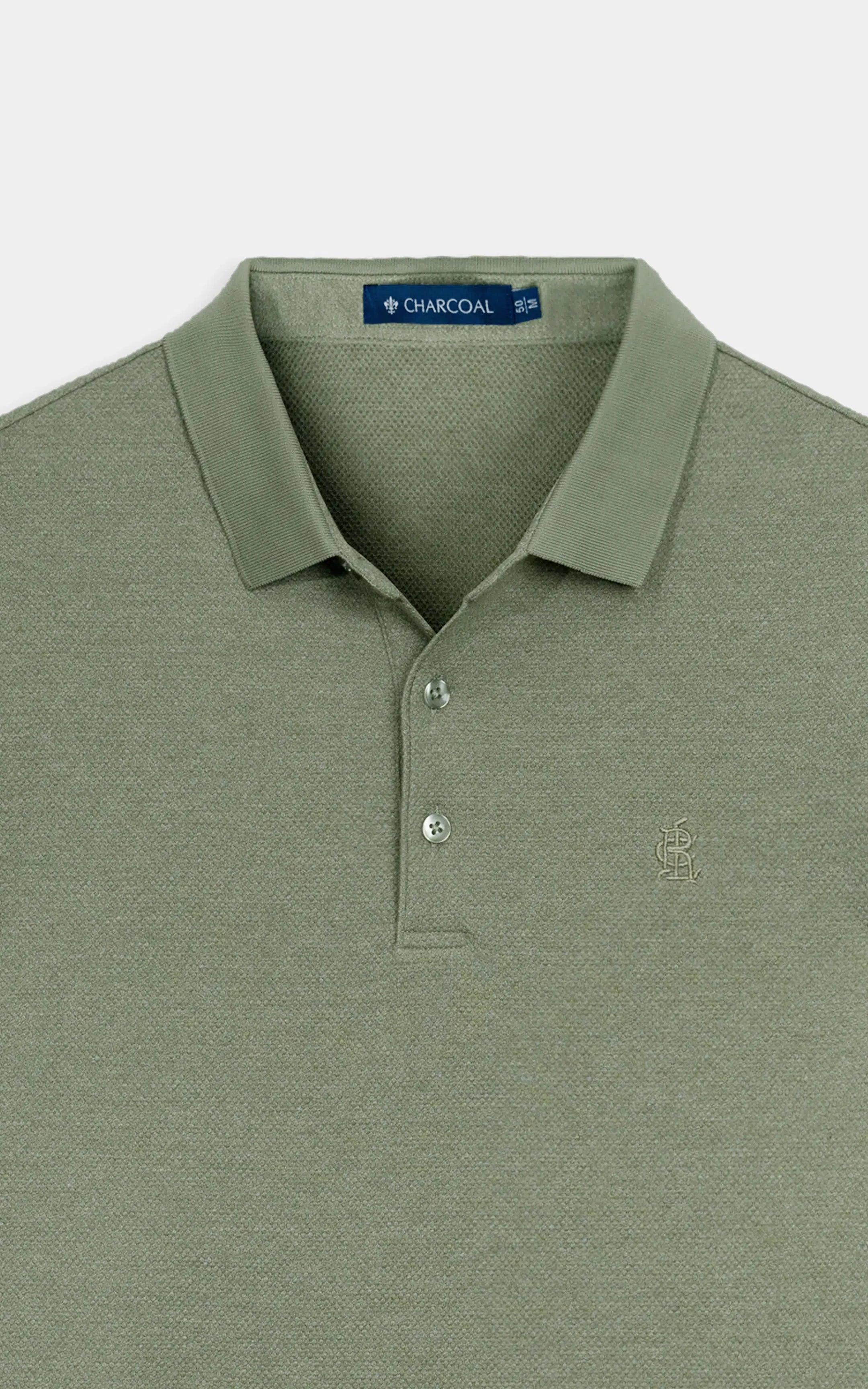 SMART FIT CLASSIC PREMIUM STRIPED POLO SHIRT LIGHT GREEN