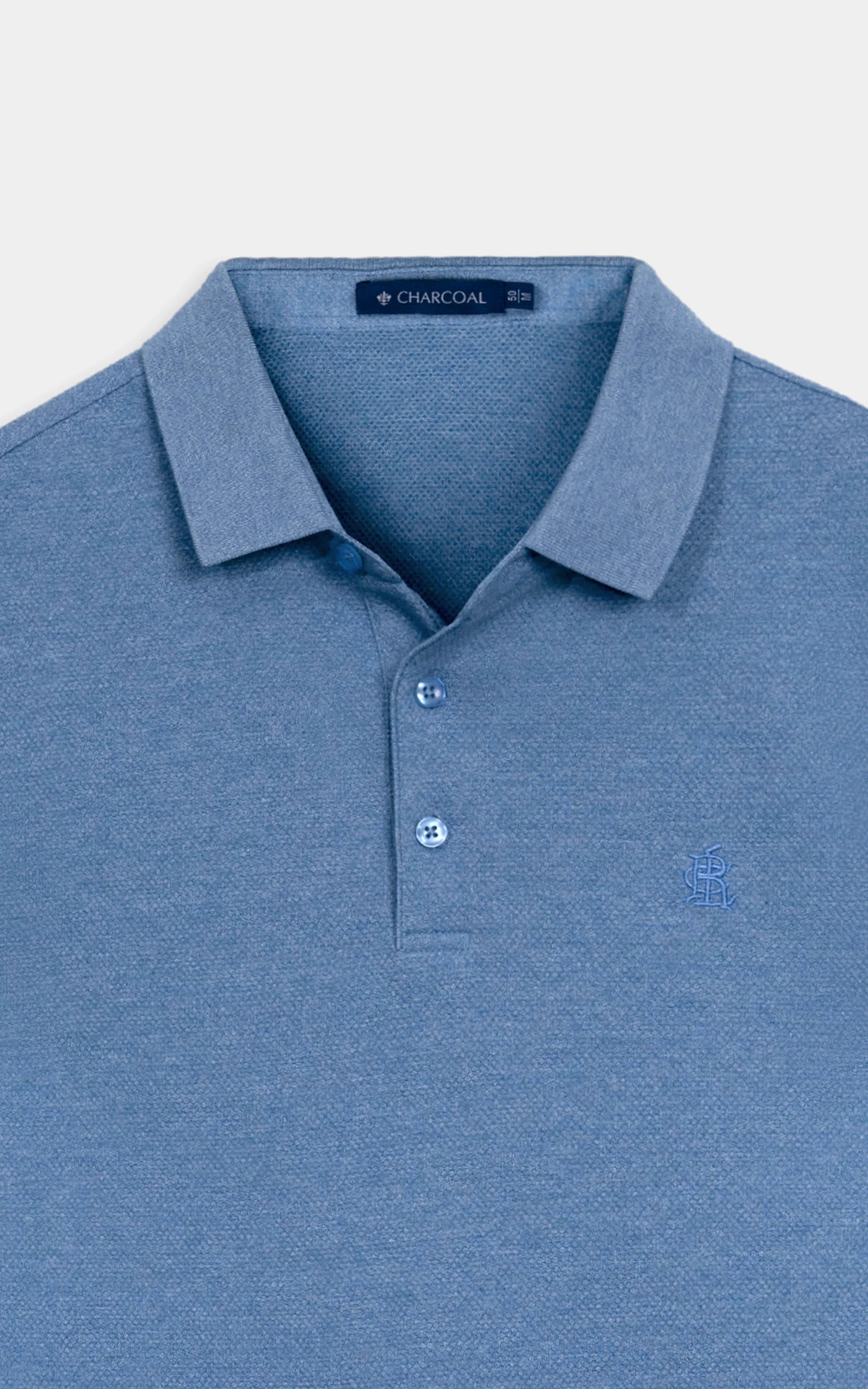 SMART FIT CLASSIC PREMIUM STRIPED POLO SHIRT BLUE