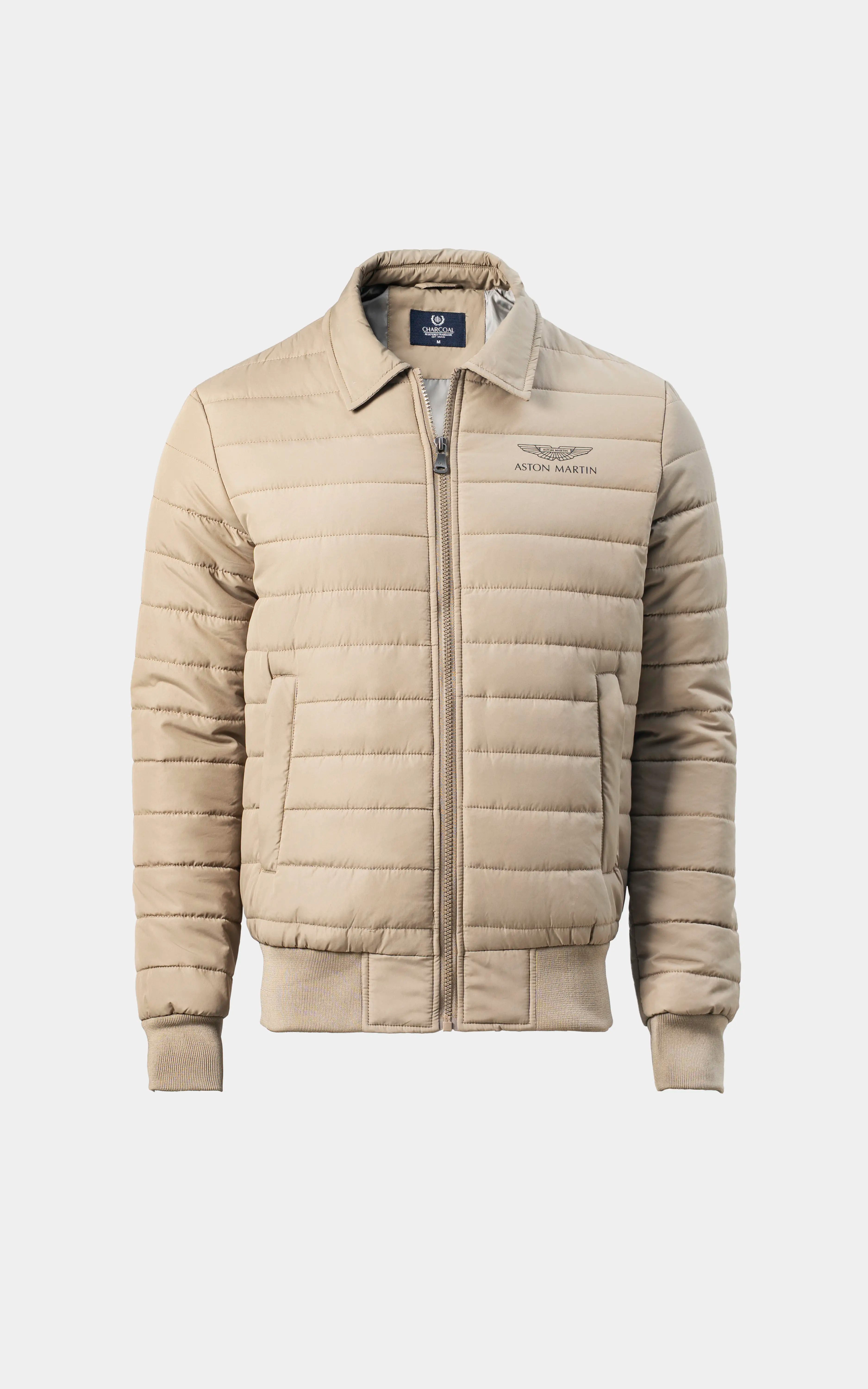 SMART FIT FULLSLEEVE QUILTED JACKET LIGHT KHAKI