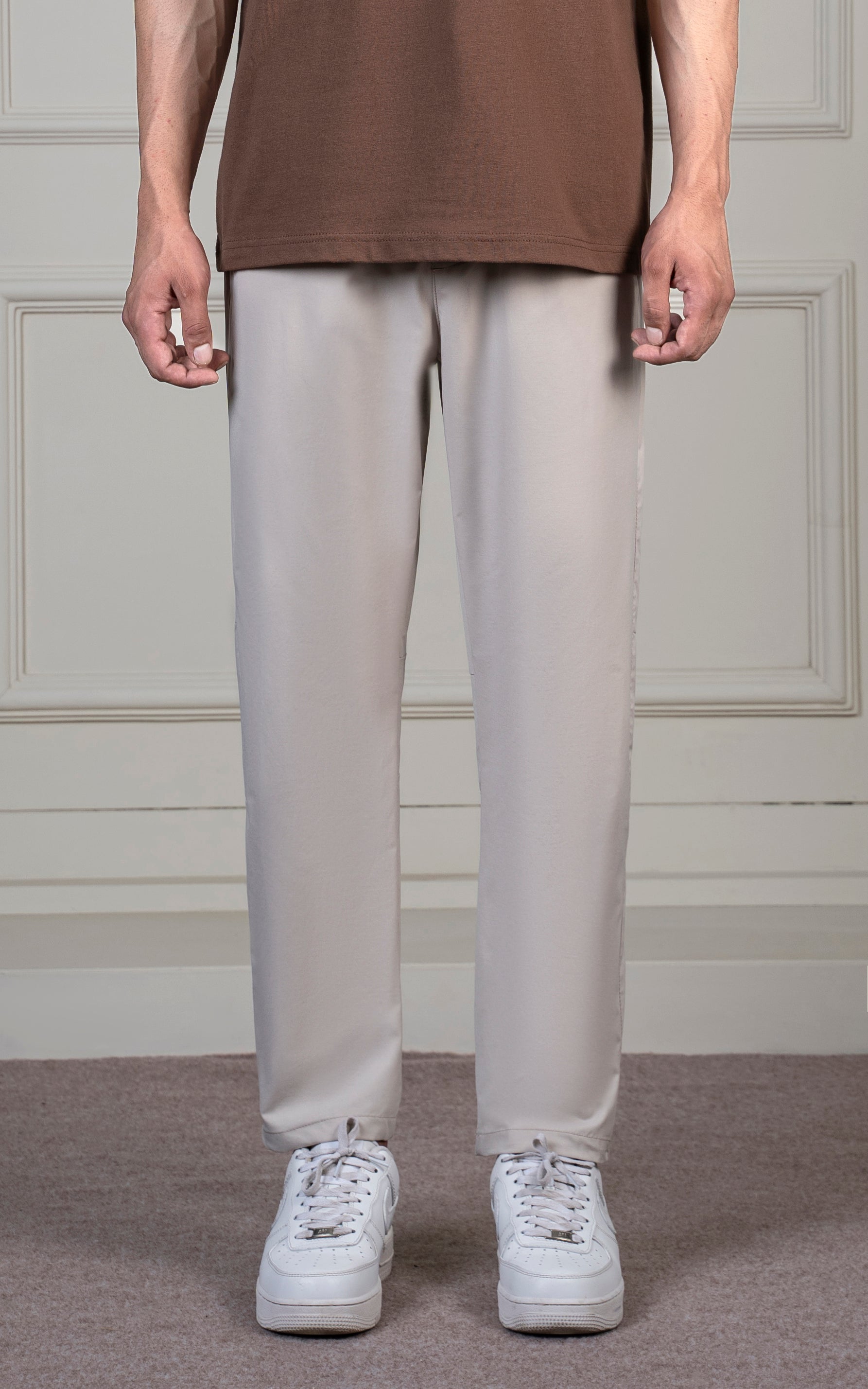 SMART FIT JOGGER TROUSER BEIGE