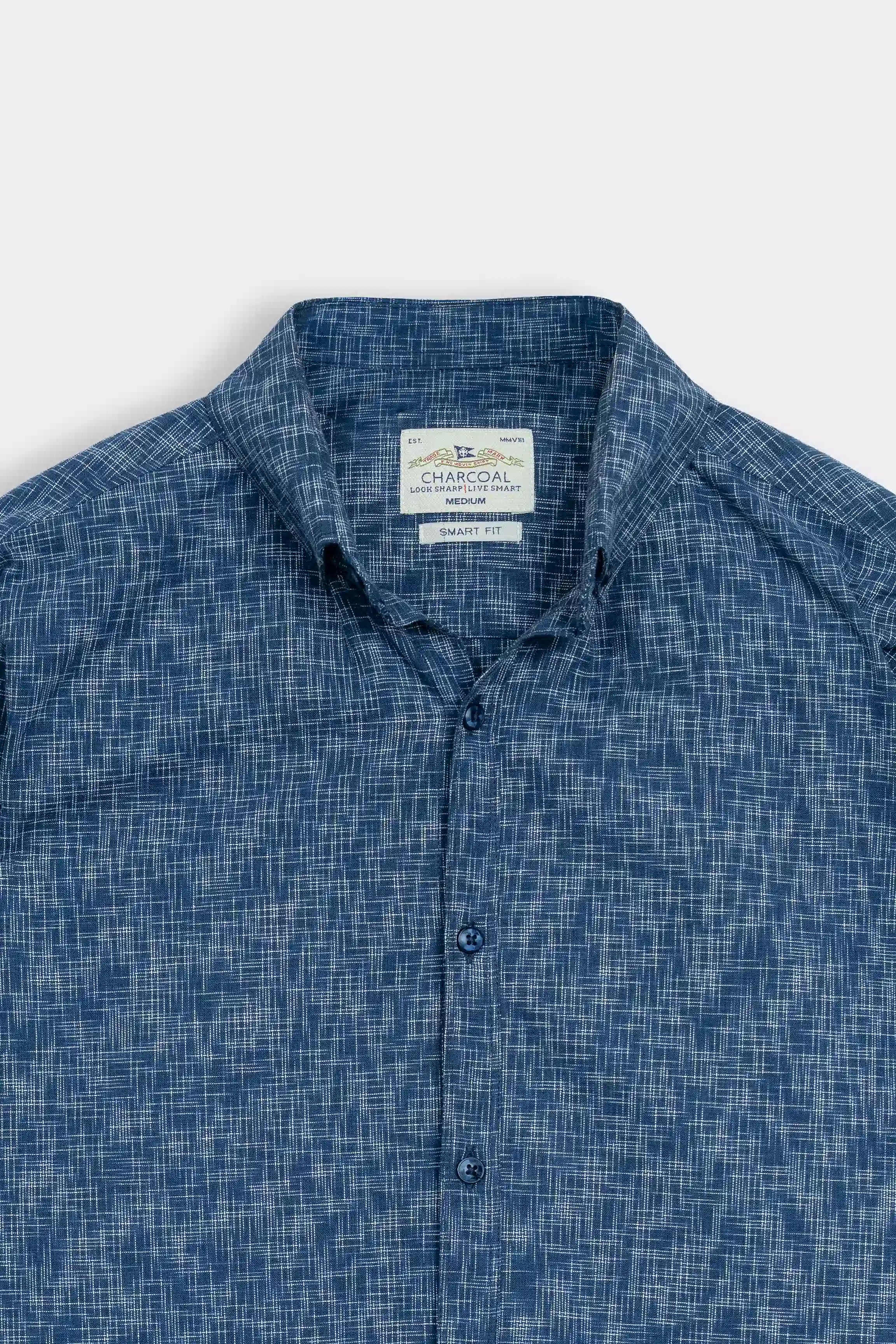 CASUAL SHIRT REGULAR FIT NAVY
