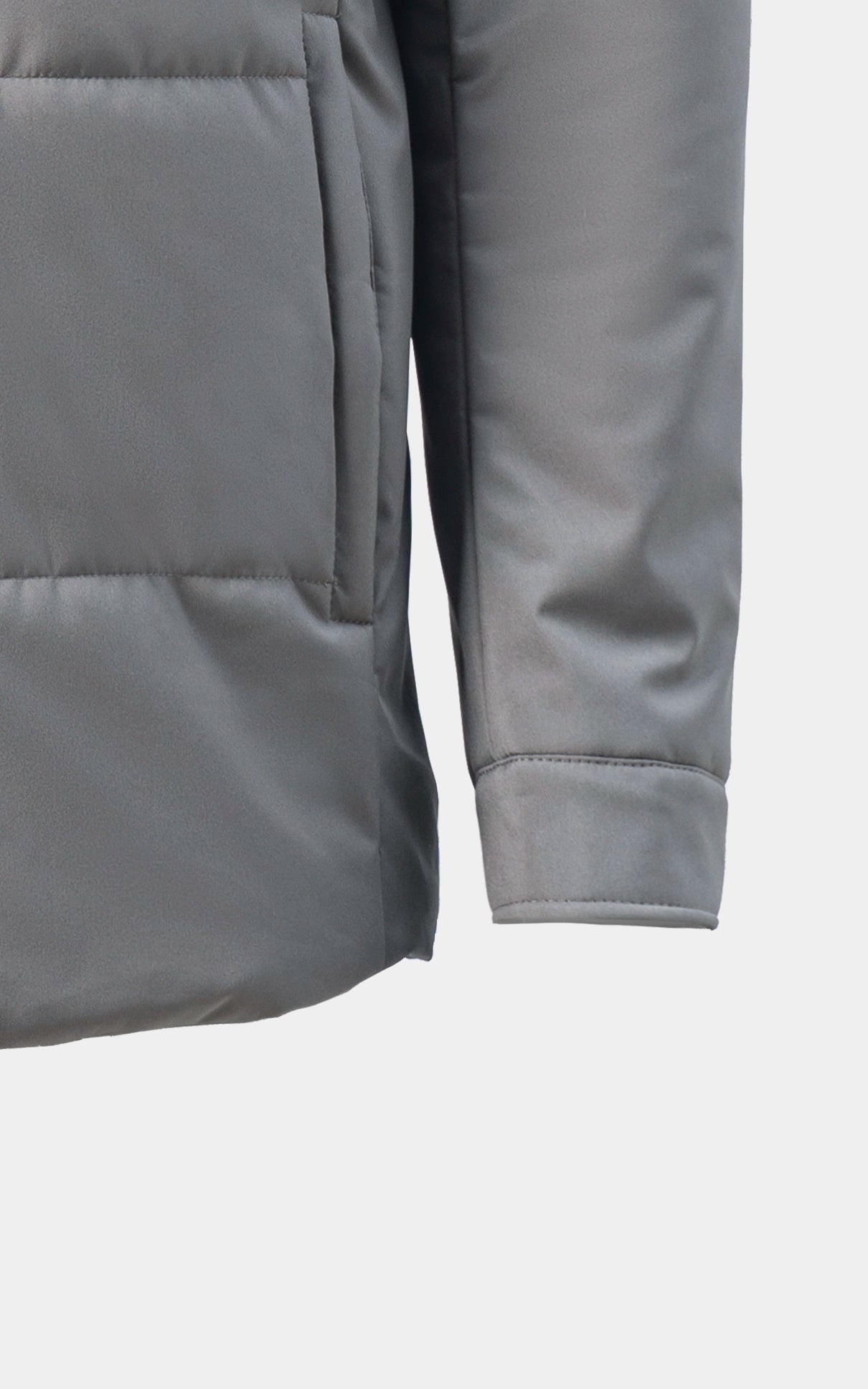 Lightweight Quilted Jacket Grey