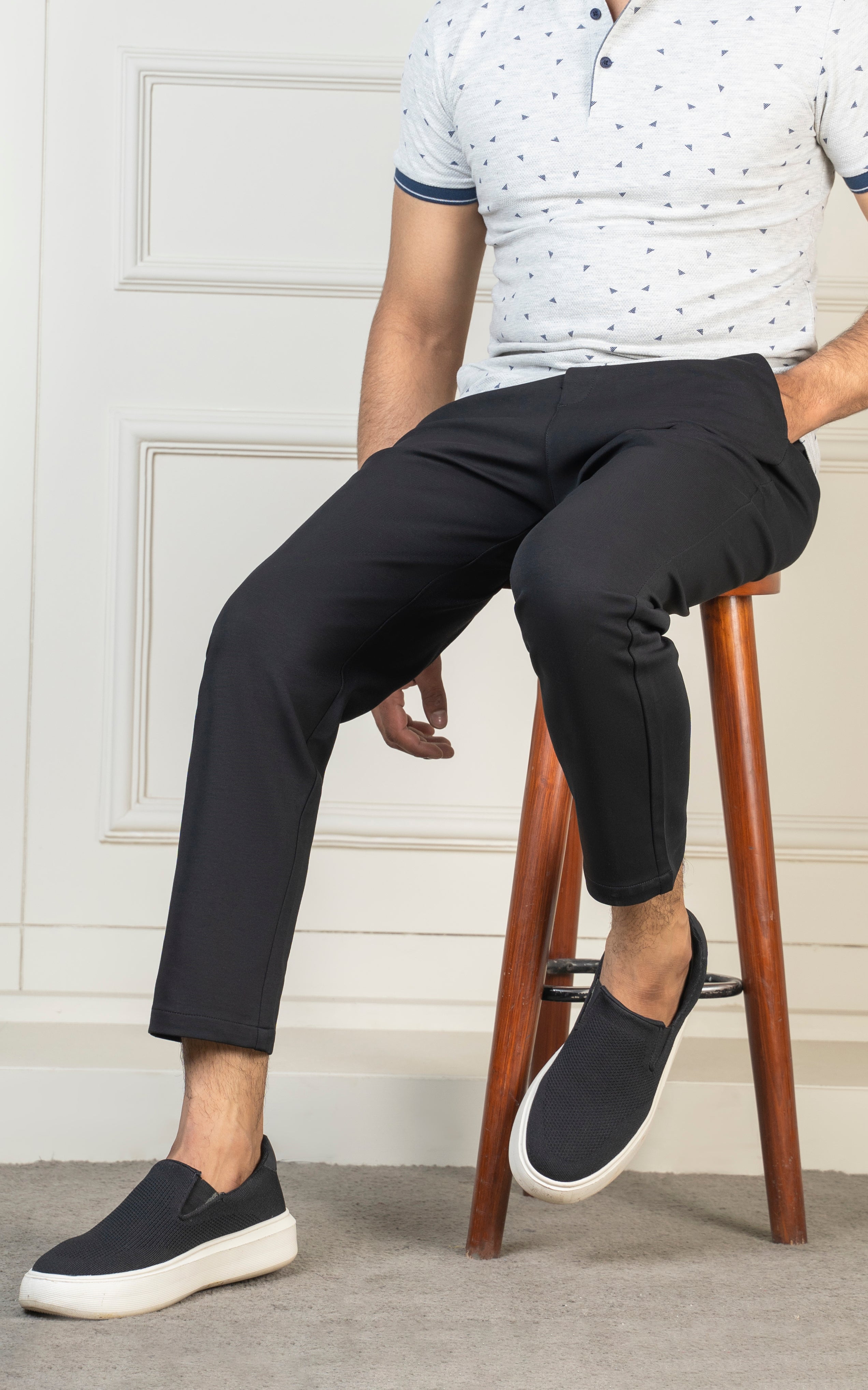SMART FIT JOGGER TROUSER  BLACK