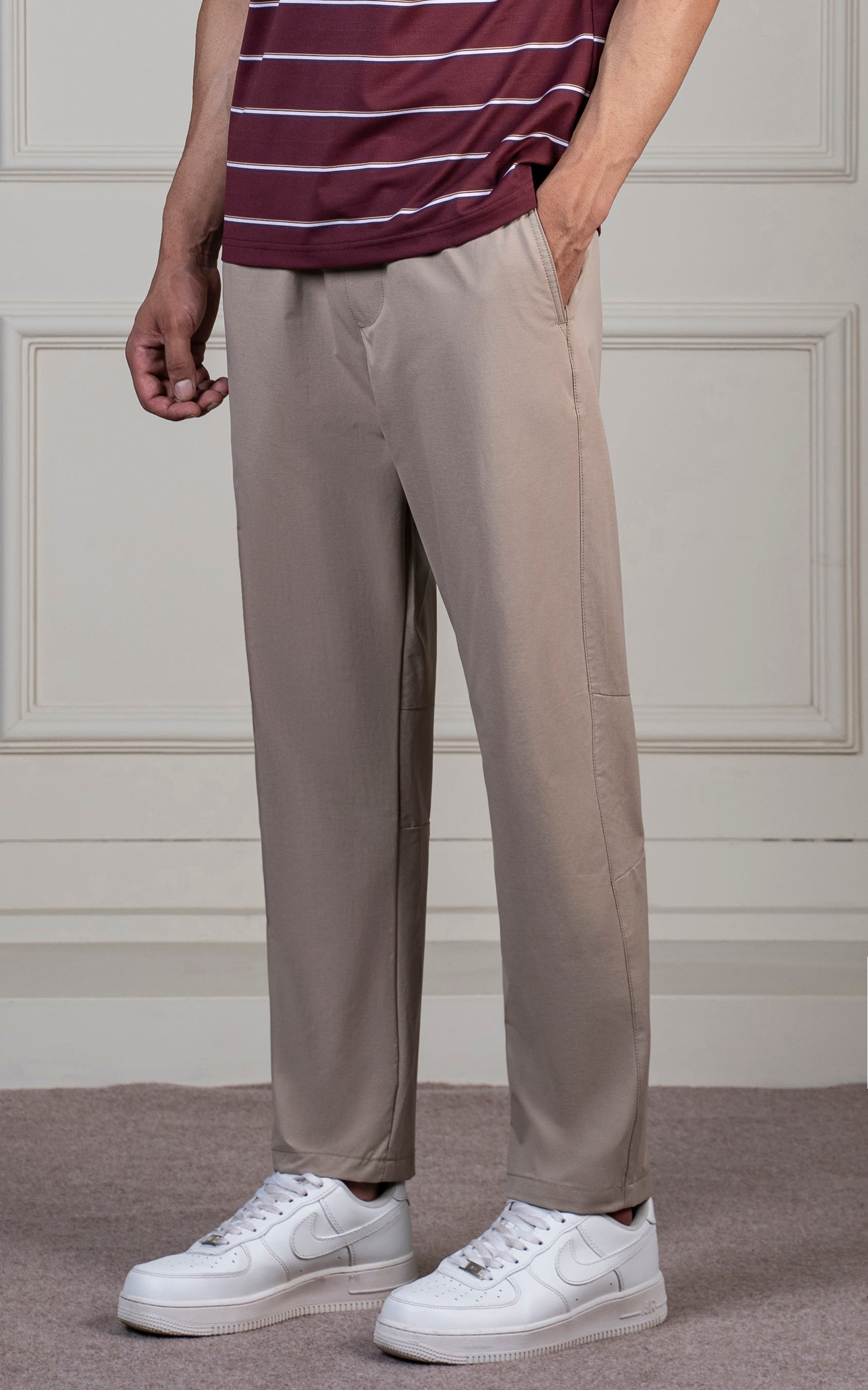 SMART FIT JOGGER TROUSER KHAKI