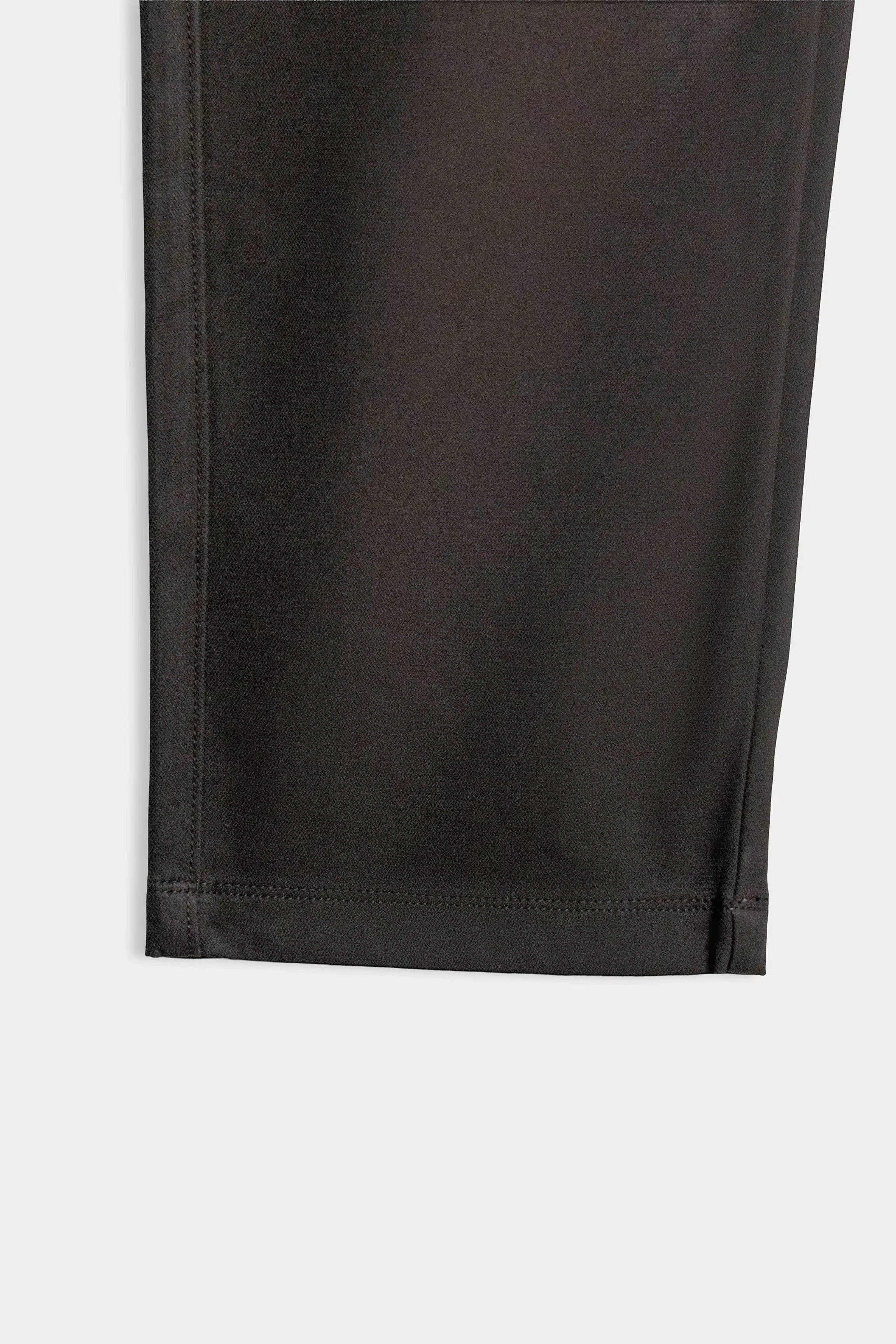 STRAIGHT FIT CROSS POCKET PANT DARK BROWN