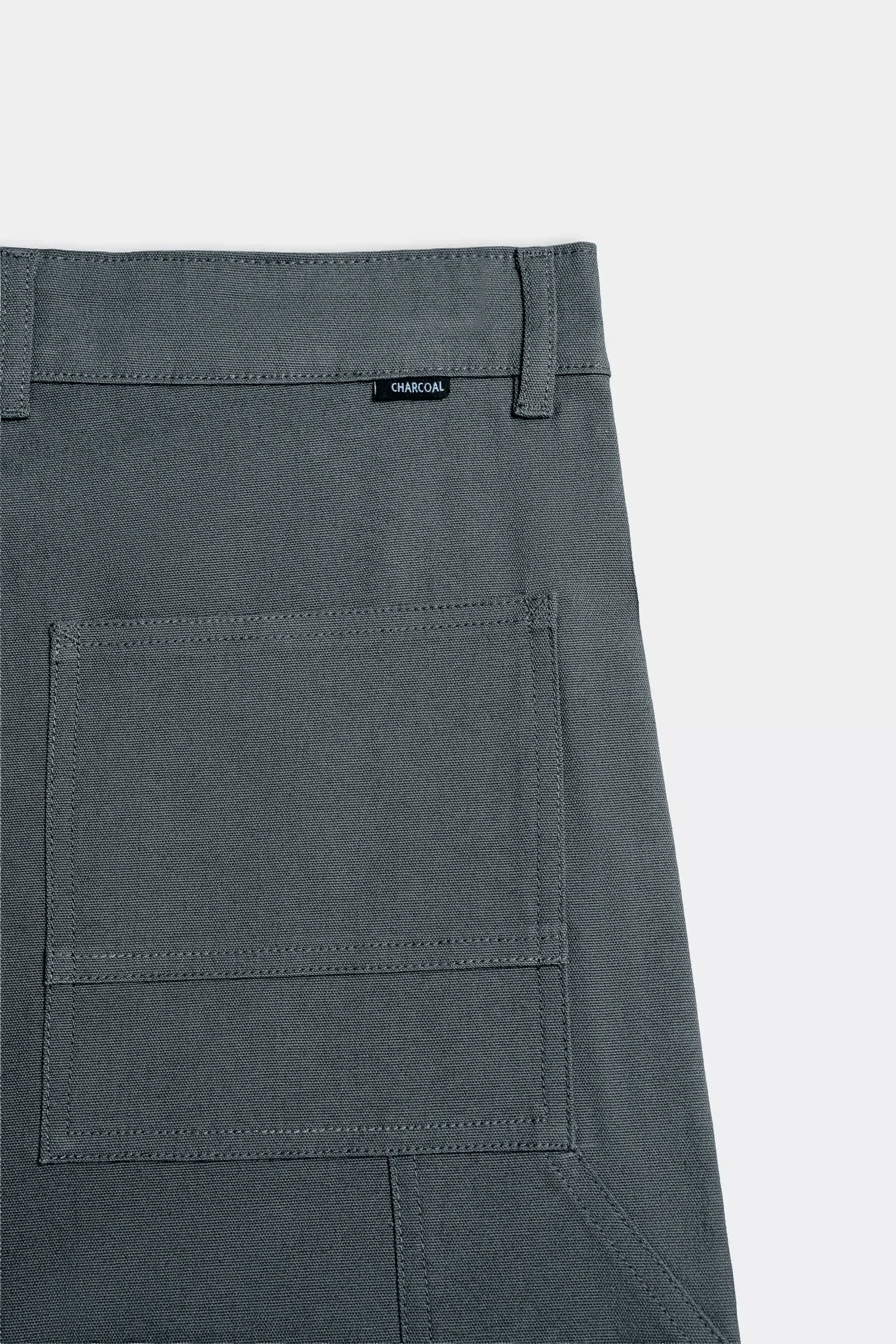 RELAXED FIT CARPENTER PANT GREY